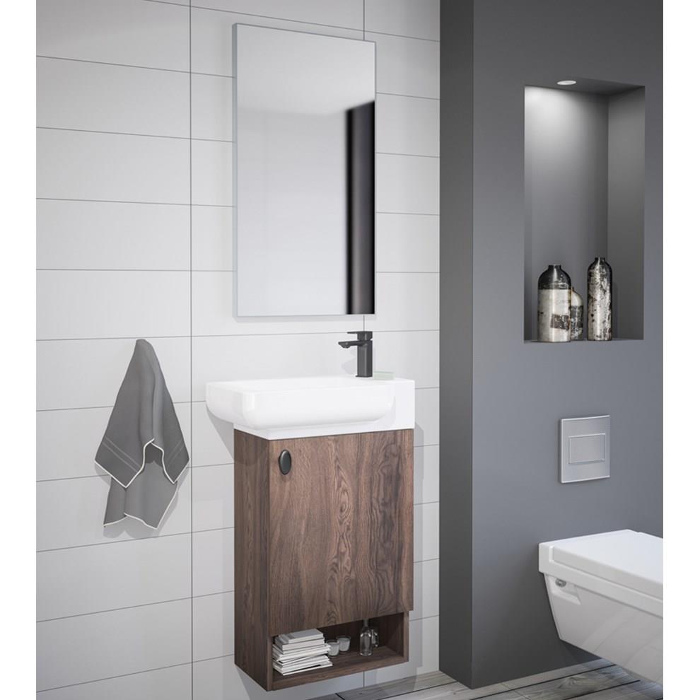 Orka Begonya 55cm Banyo Dolabı Kapaklı Set Navaro - ORKA.BGN55