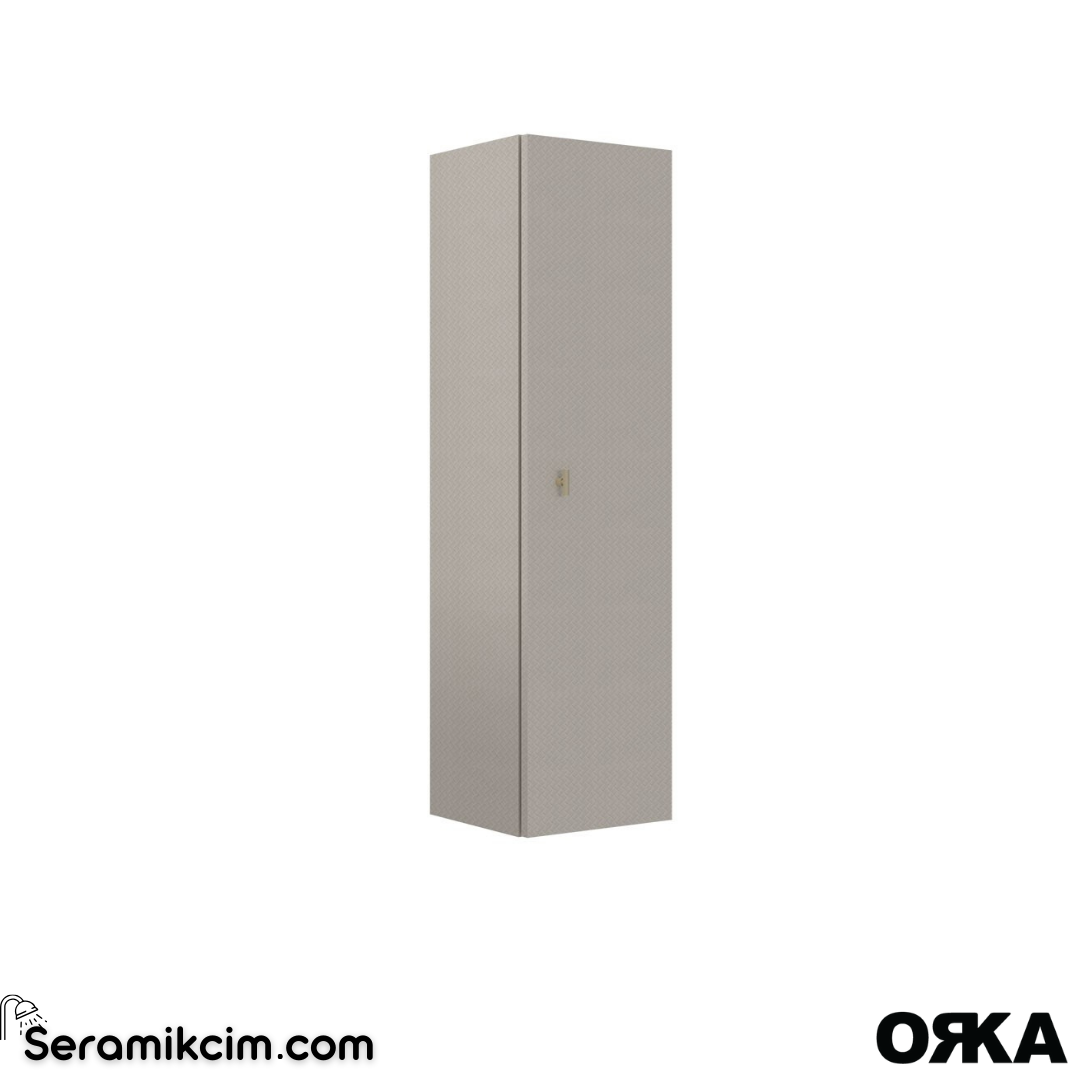 Orka Milazzo 40cm Boy Dolabı (Sağ-Sol) Callisto Altın Detay