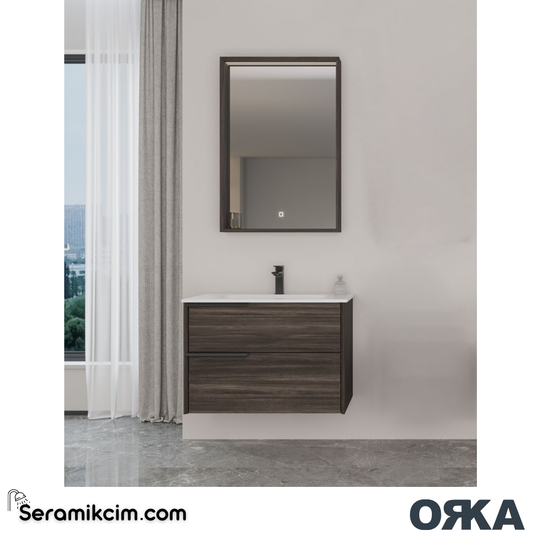Orka Noventa 80cm Banyo Dolabı Set Cabana - ORK173.80.01.TKM