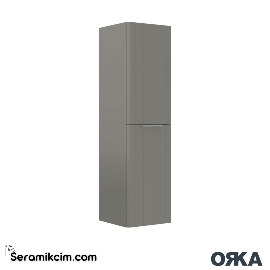 Orka Procida 40cm Boy Dolabı Sol Mat Kaşmir - ORK.BYD1152