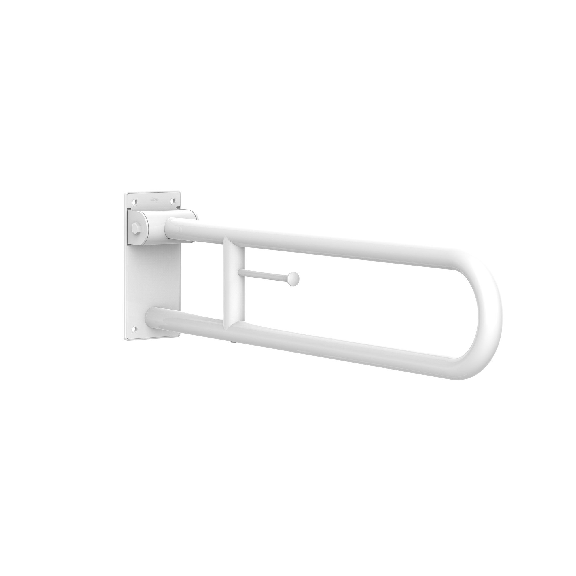Roca Access Comfort Katlanabilir ve Tuvalet Kağıtlıklı Tutunma Barı, Beyaz, 800 mm A816916009