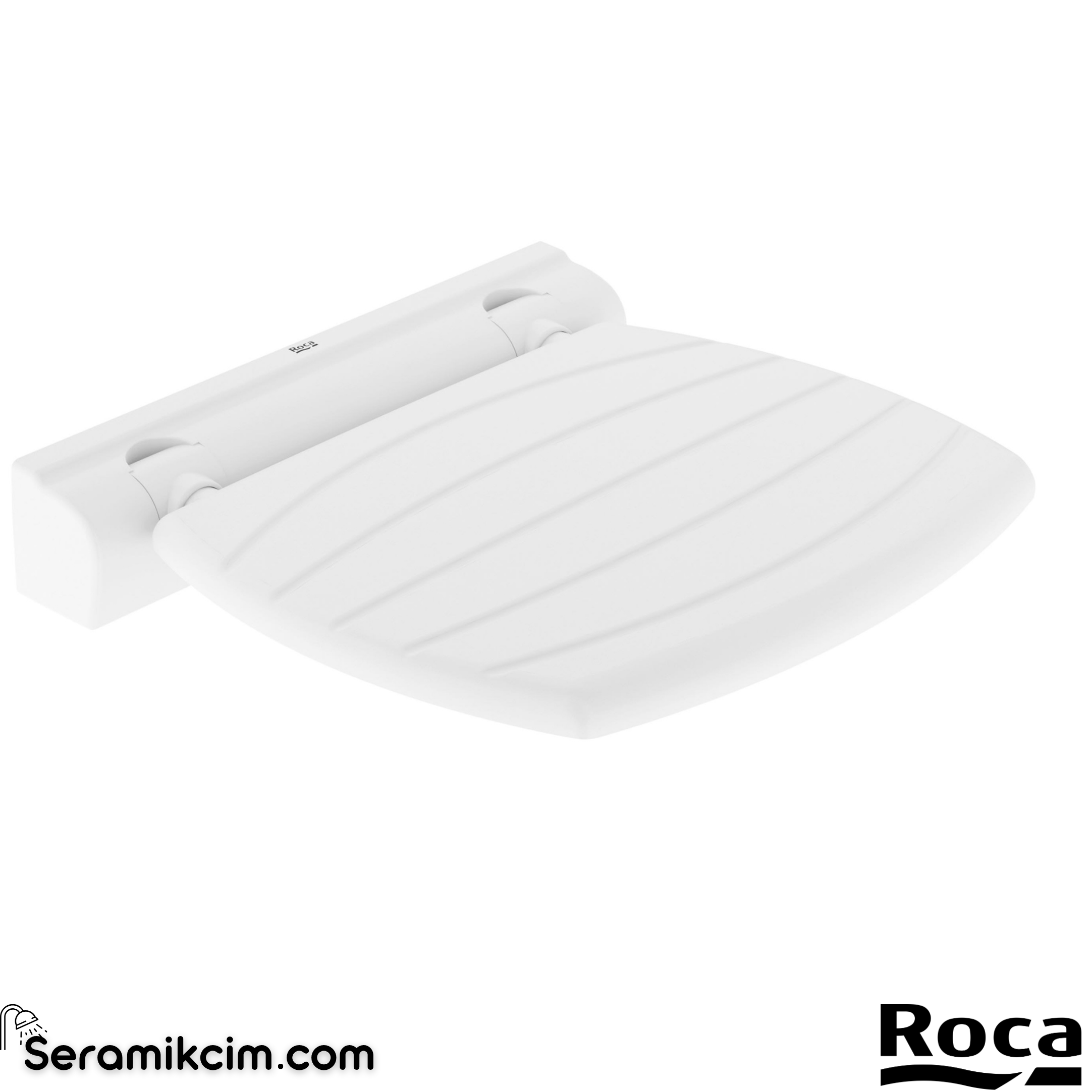Roca Access Comfort Özel İhtiyaçlar için Katlanabilir Duş Oturağı Beyaz, 420x400 mm