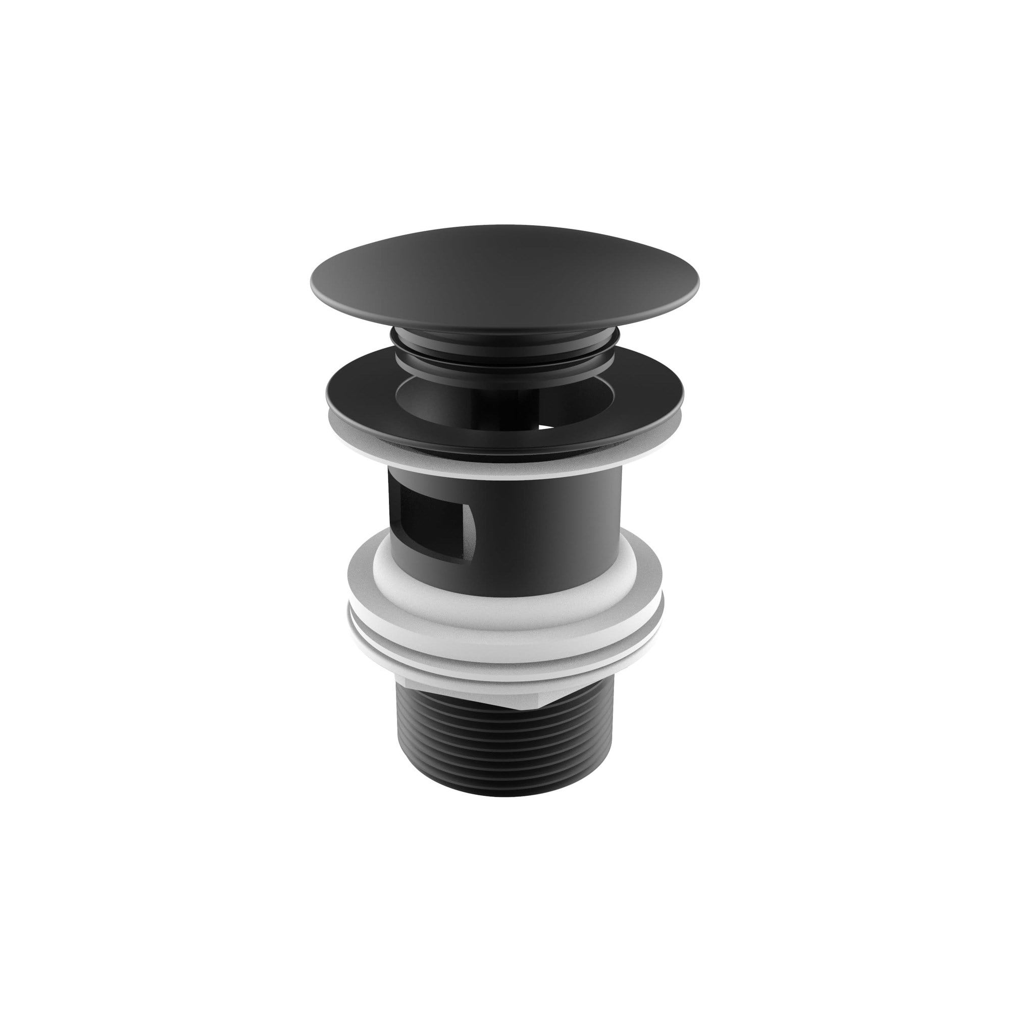 Roca Basmalı Sifonlu Universal Süzgeç, Seramik Tapa, Fırçalı Titanyum Siyah A5054015NM