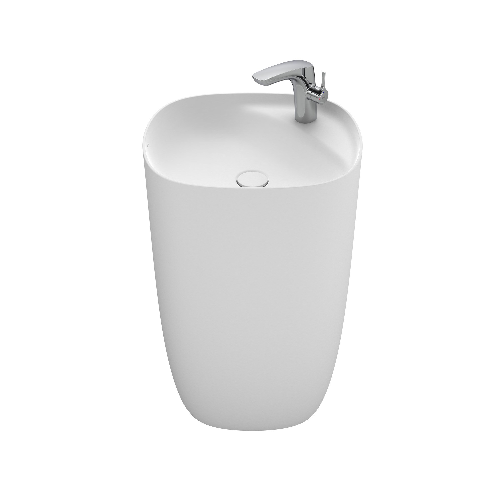 Roca Beyond FINECERAMIC® Totem Lavabo Mat Beyaz 500 x 450 x 880 mm A3270B0620