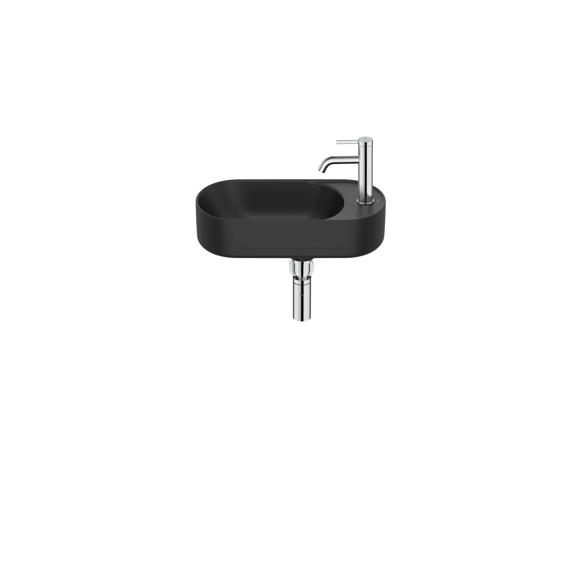 Roca Compact asymmetric Asma Fineceramic® basin A327740080