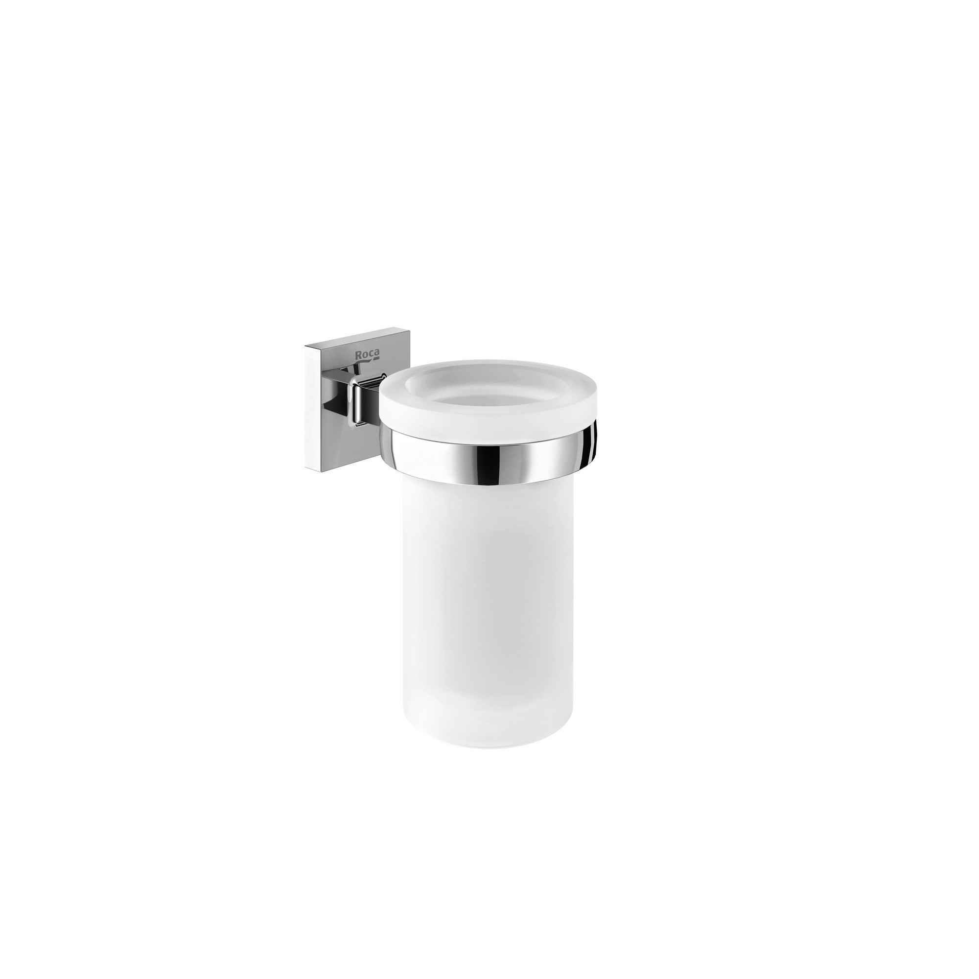 Roca Cubica Duvara Monte Diş Fırçalık, Cam, Krom A816821001