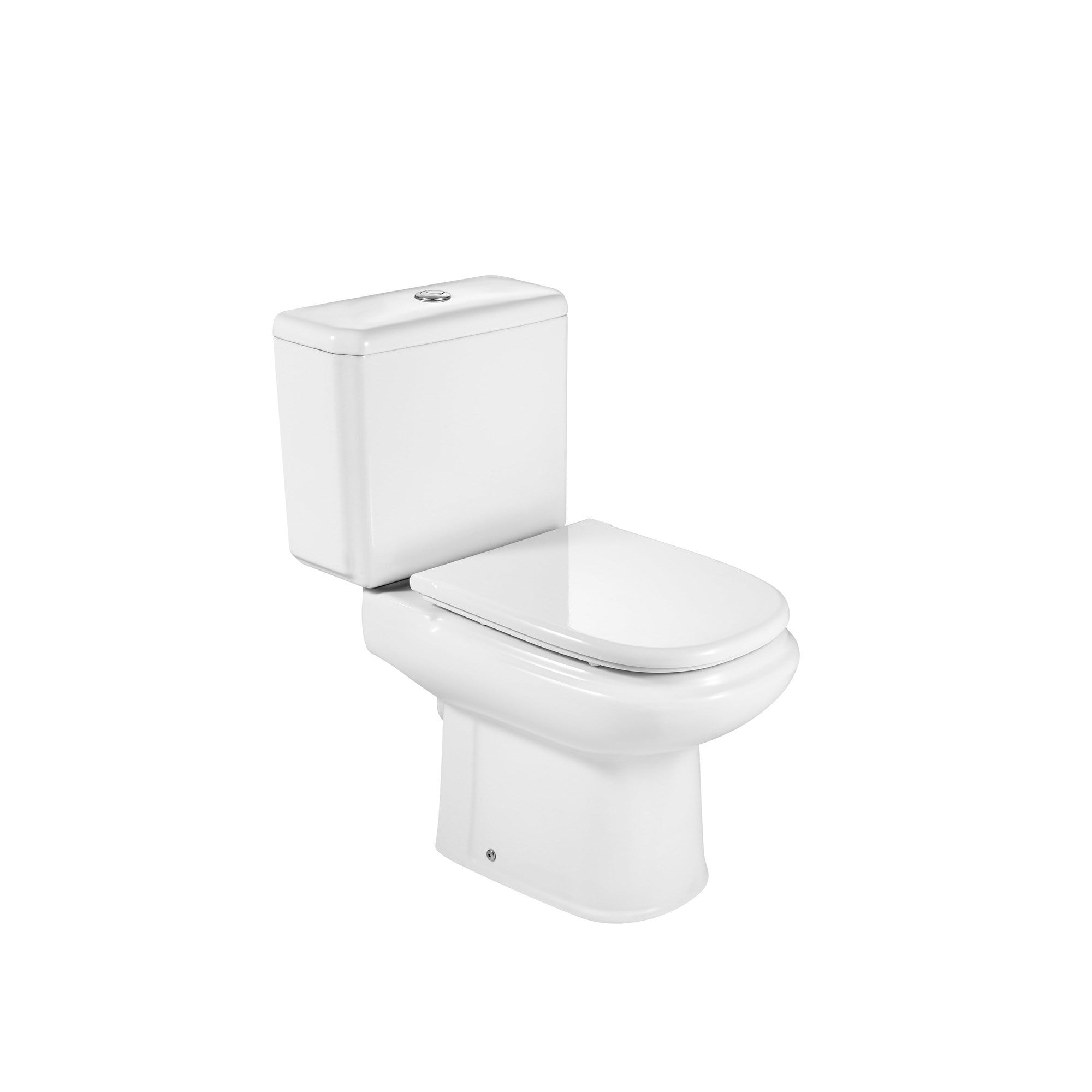 Roca Dama Retro Çift sifonlu Beyaz (6/3lt) Klozet Rezervuarı, Alttan Girişli A341325000