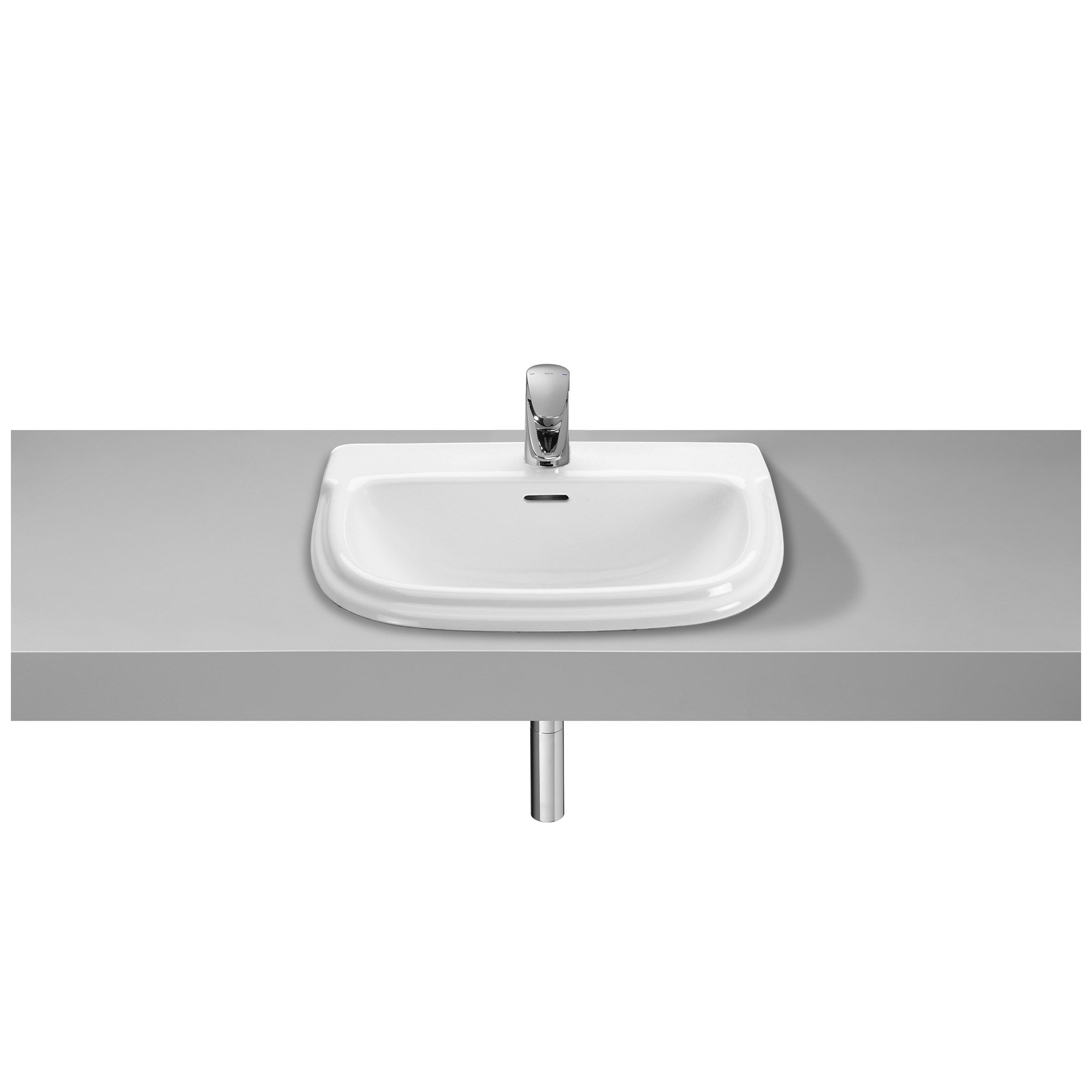 Roca Dama Retro Tezgah Üstü Gömme Lavabo Beyaz 600 x 475 mm A325324001