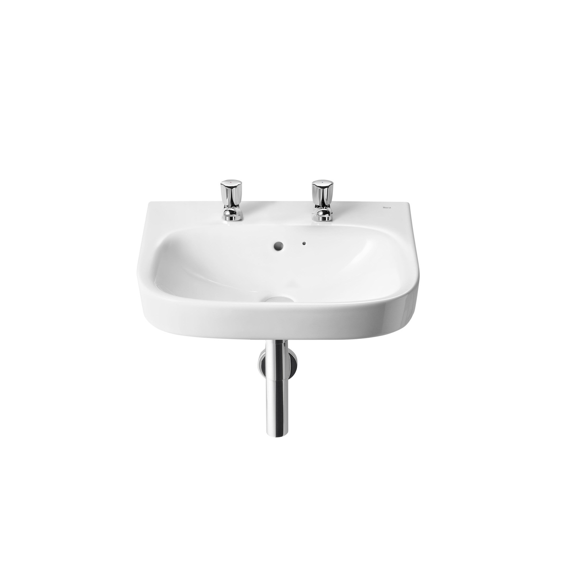 Roca Debba Asma Lavabo Beyaz 550 x 440 mm (Çift Batarya Delikli) A325995001