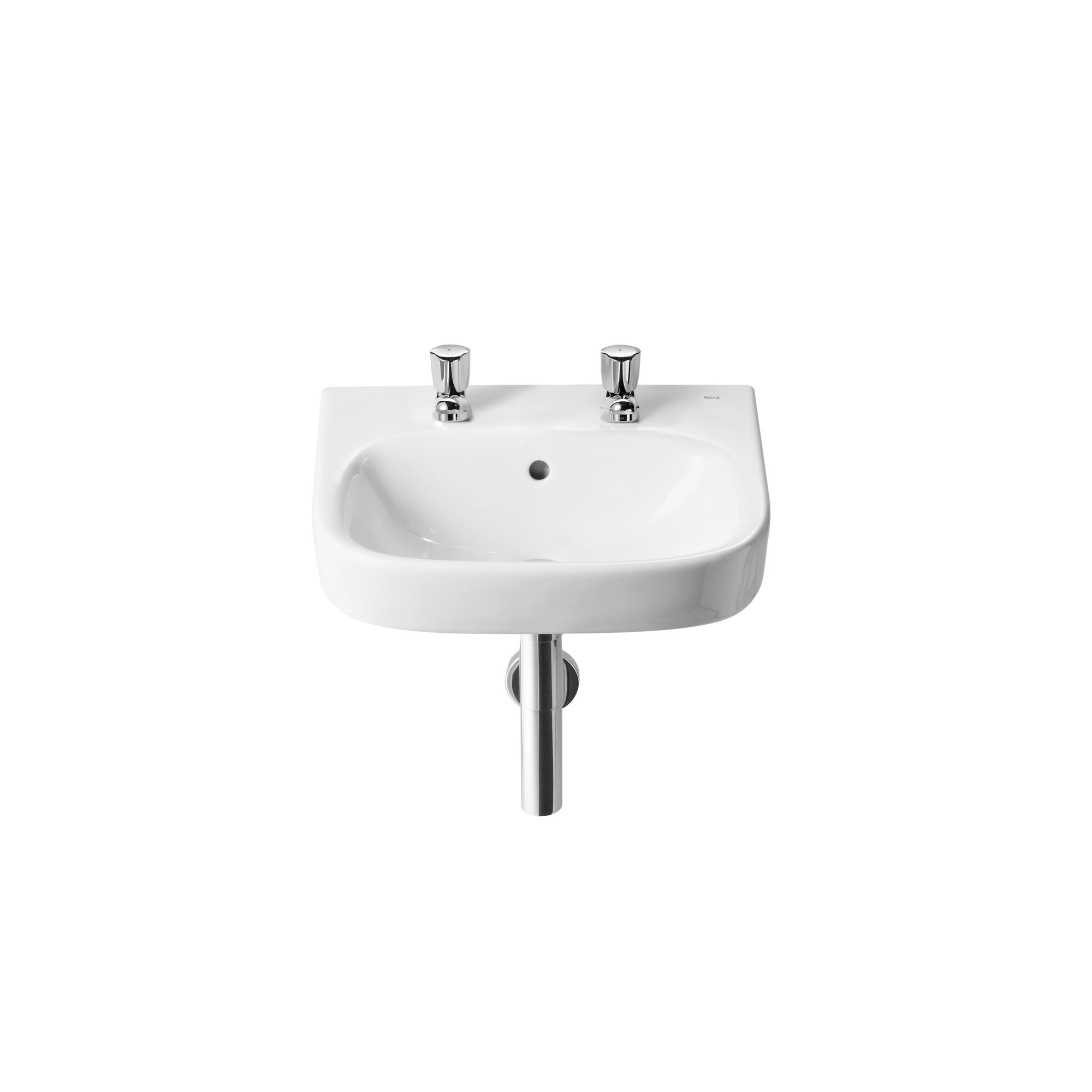 Roca Debba Kompakt Asma Lavabo Beyaz 450 x 370 mm (Çift Batarya Delikli) A325997001