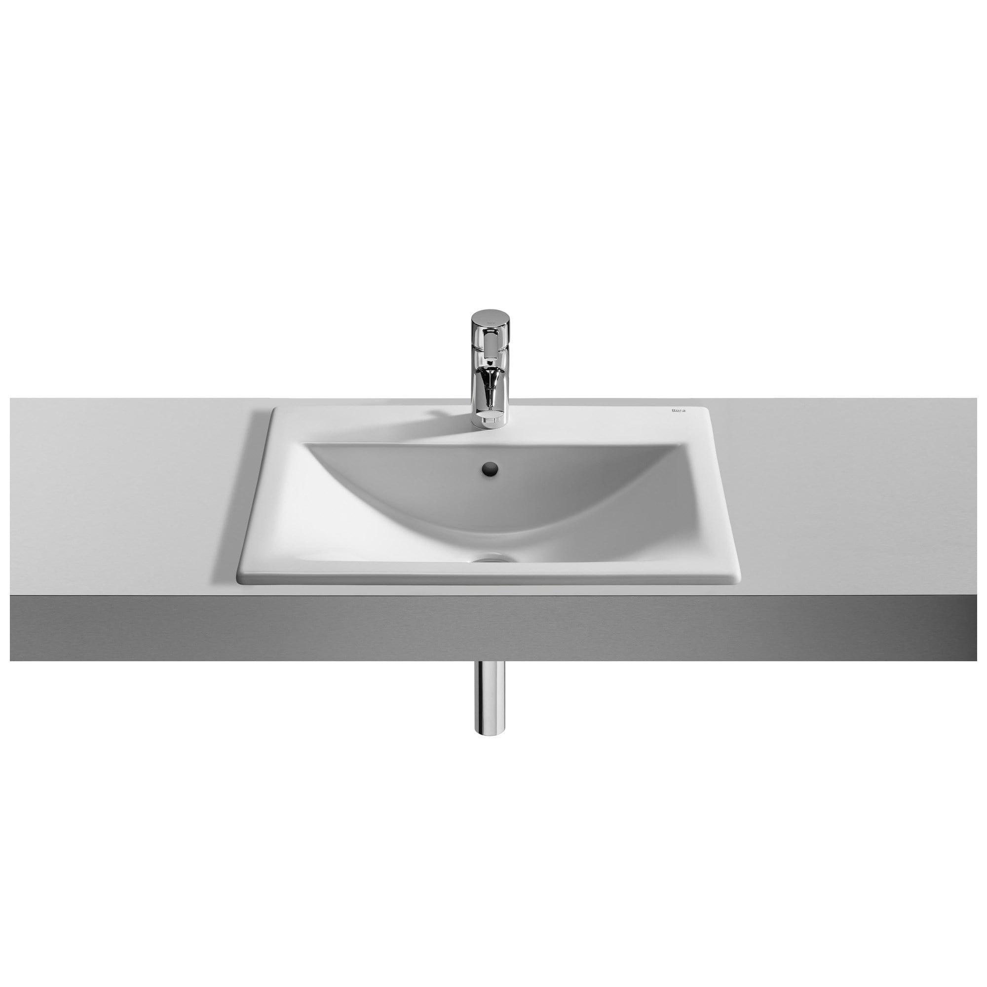 Roca Diverta Tezgah Üstü Gömme Lavabo Beyaz 550 x 425 mm A327116000