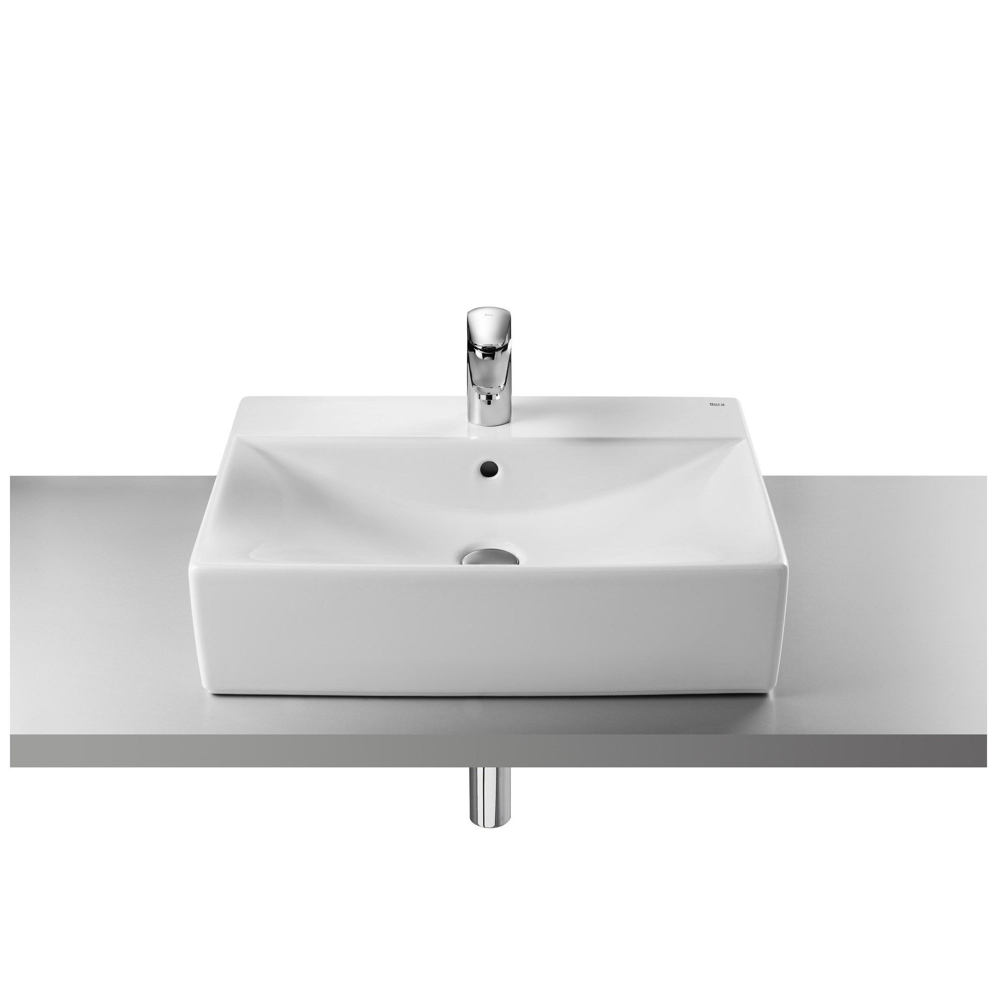 Roca Diverta Tezgah Üstü Lavabo Beyaz 600 x 440 mm A32711G000