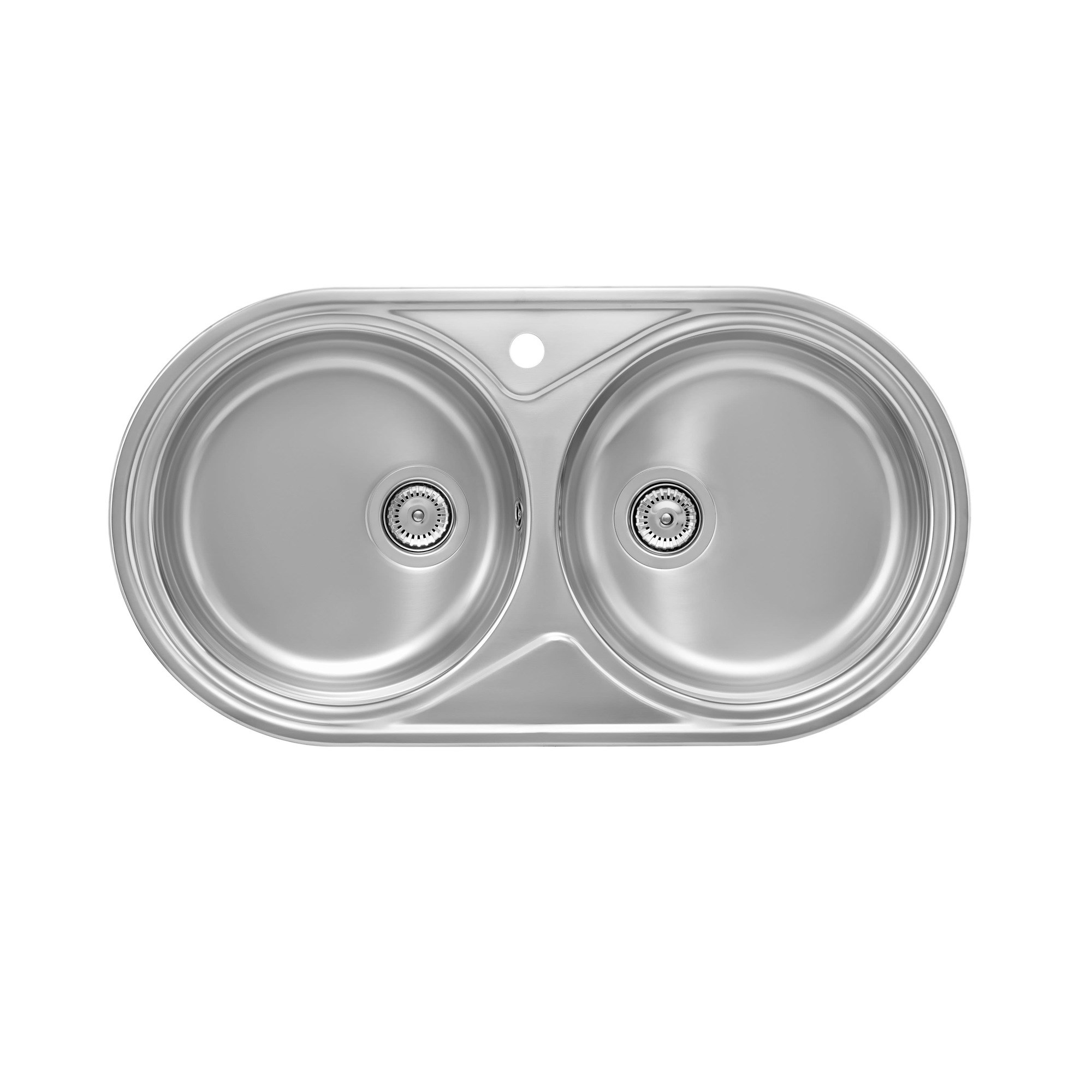 Roca Duo Çift Gözlü Paslanmaz Çelik Eviye, 900 x 480 mm A870920901