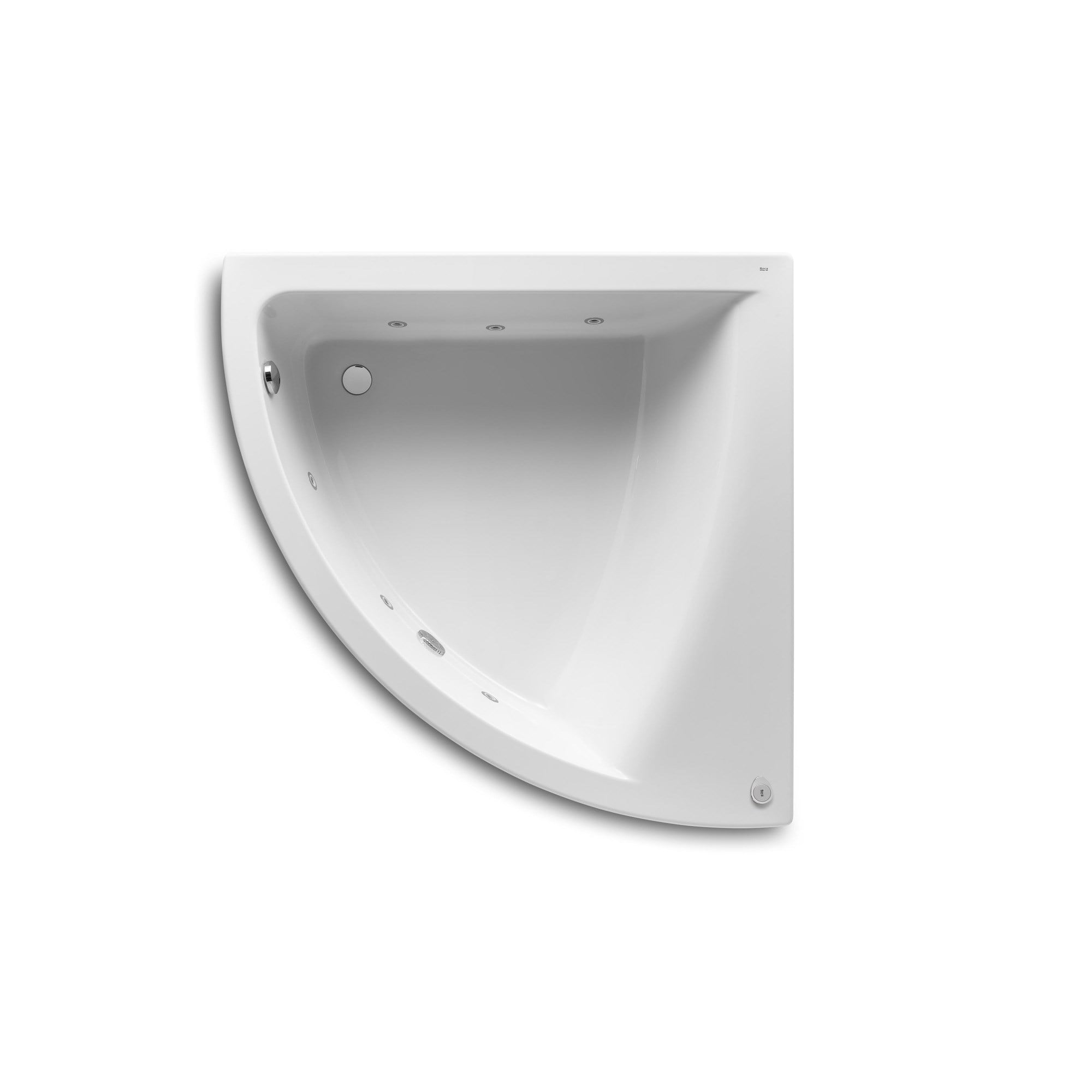 Roca Easy Corner Tonik Hidromasajlı, 1350 X 1350 mm, Simetrik Akrilik Köşe Küvet A248188001