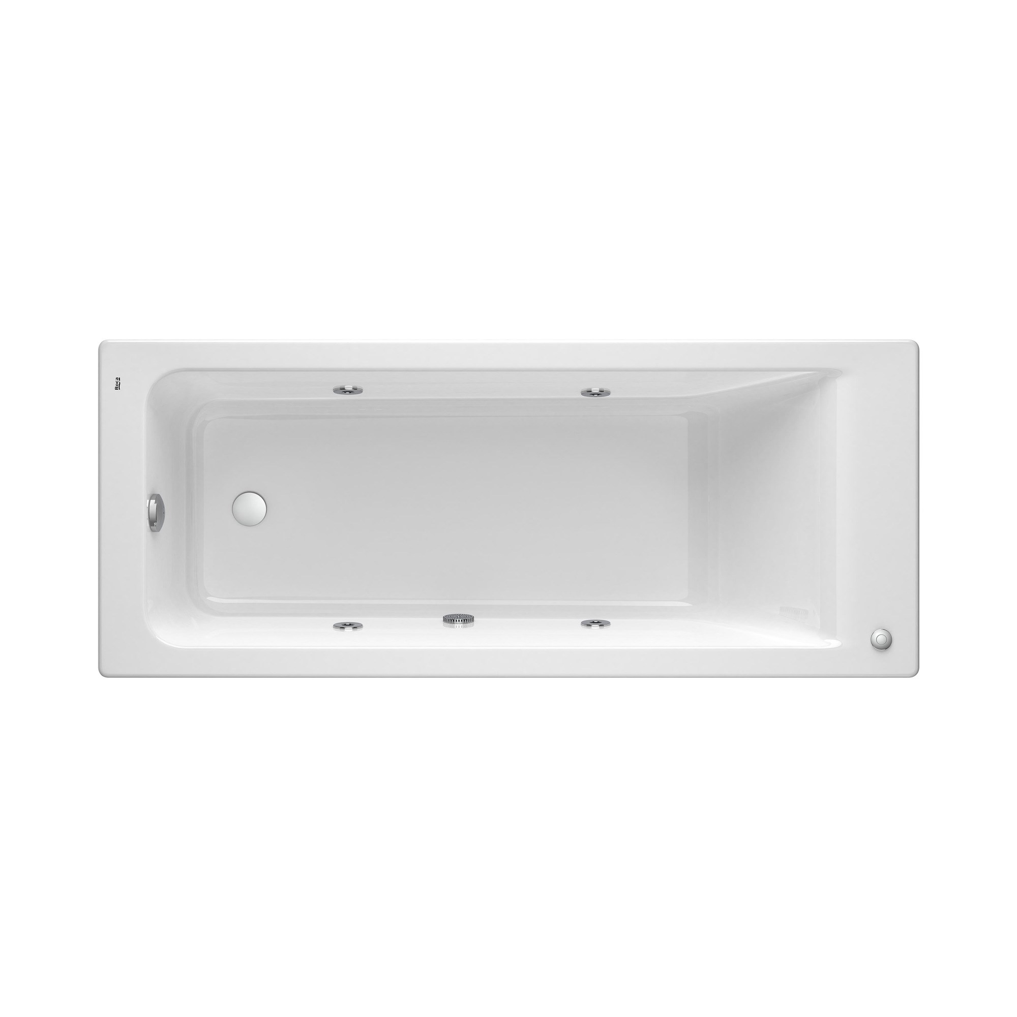 Roca Easy Square Basic Hidromasajlı, 1600 X 700 mm, Dikdörtgen Akrilik Küvet A248522001