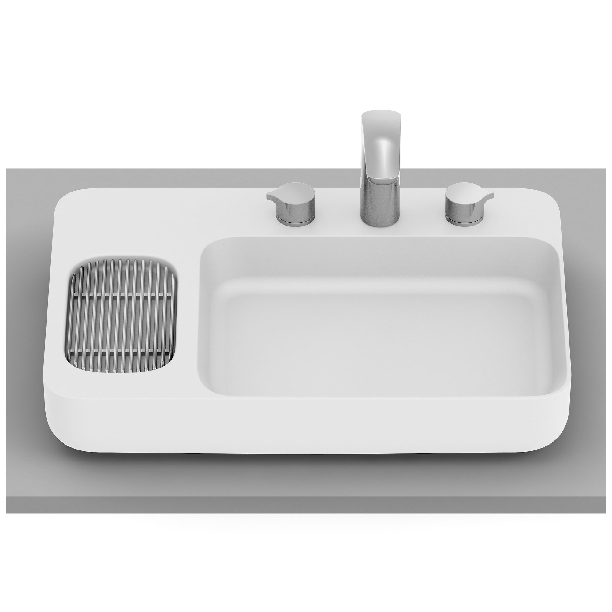 Roca Infinity Tezgah Üstü Lavabo Onyx (Mat Siyah) 600 x 420 mm A327273620