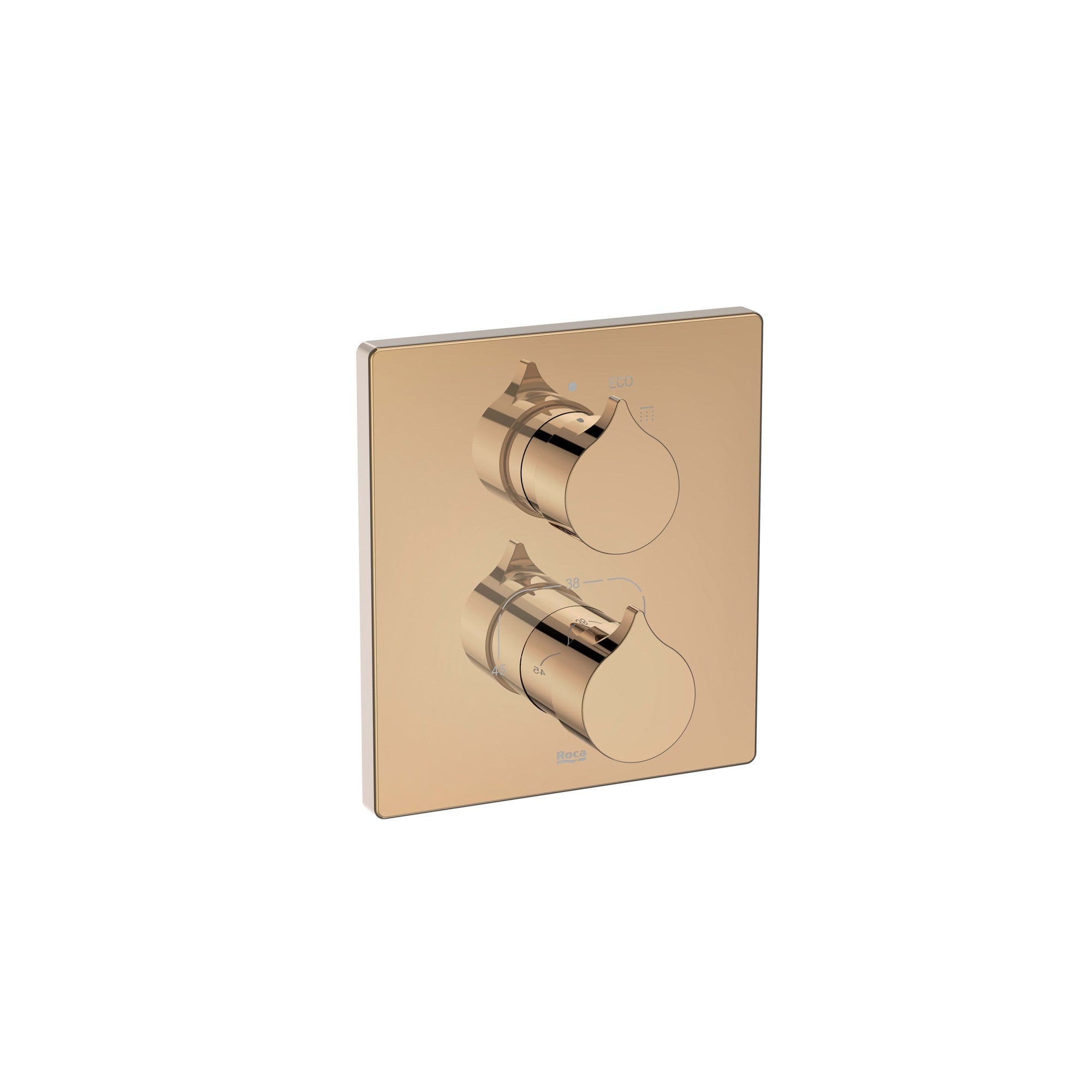 Roca Insignia Everlux Ankastre Termostatik Banyo Bataryası Rose Gold (RocaBox ile çalışır A525869403) A5A2C3ARG0