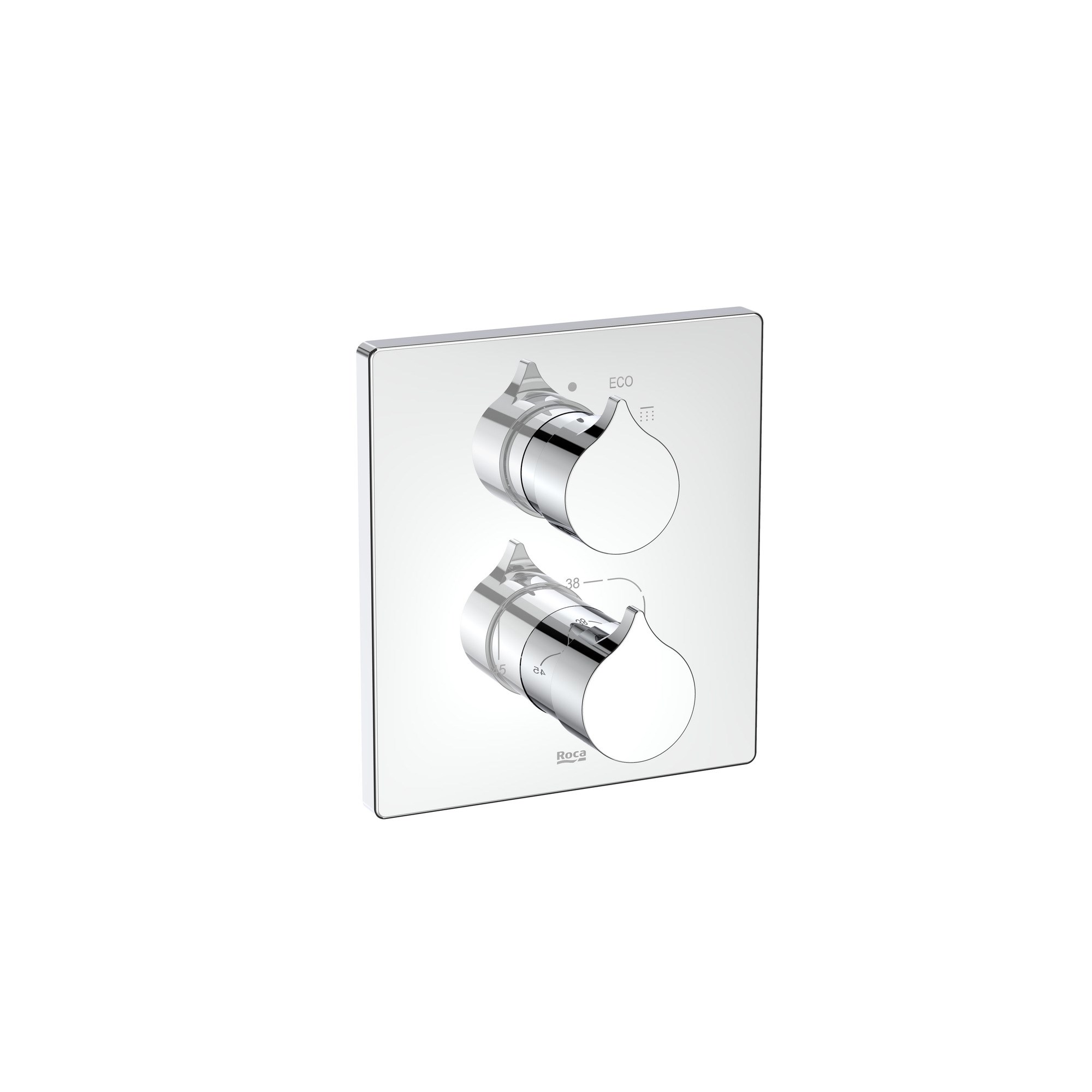 Roca Insignia Everlux Ankastre Termostatik Banyo Bataryası Krom (RocaBox ile çalışır A525869403) A5A2C3AC00