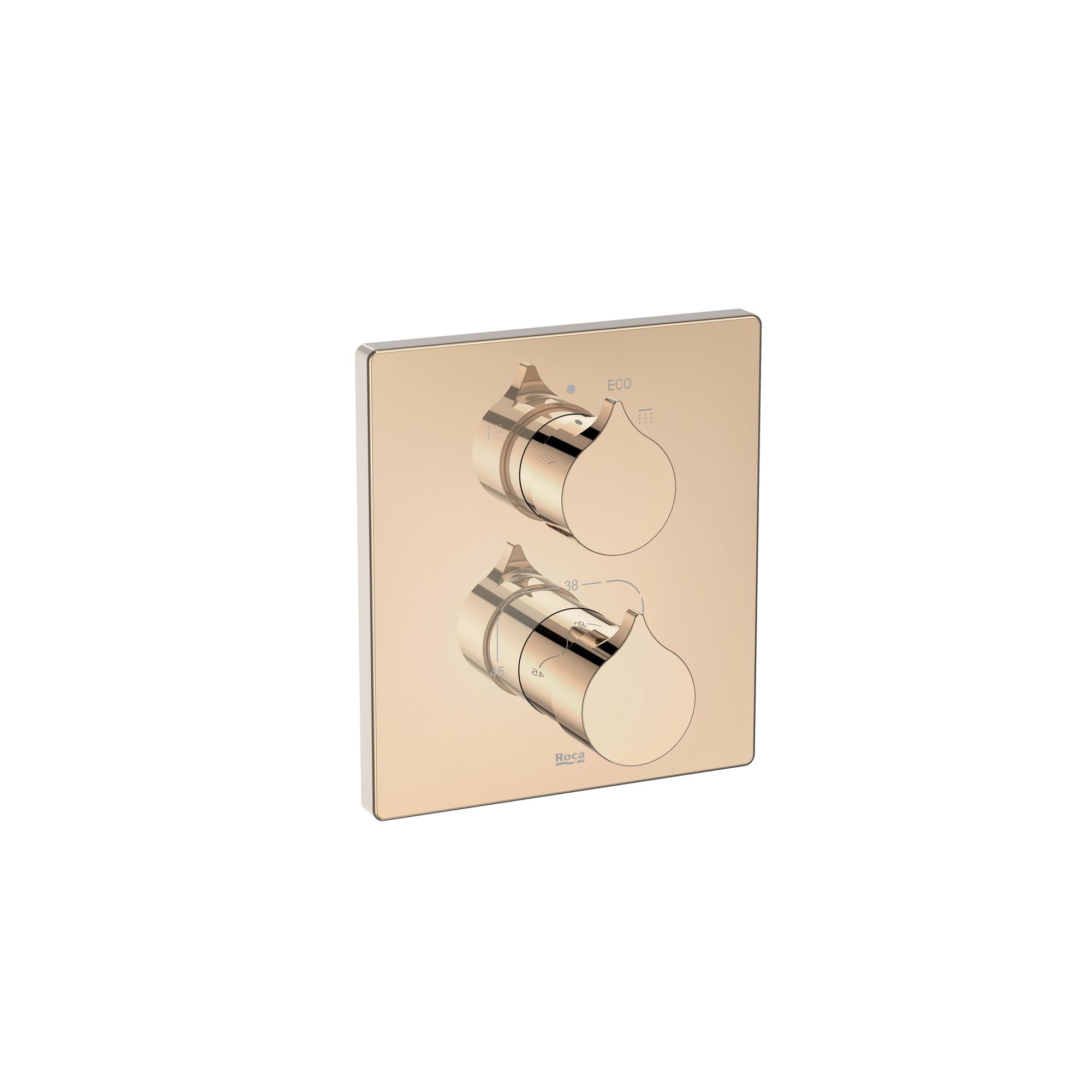 Roca Insignia Termostatik Ankastre Banyo Bataryası PVD Everlux Rose Gold (Rocabox ile Çalışır 525869403) A5A0C3ARG0