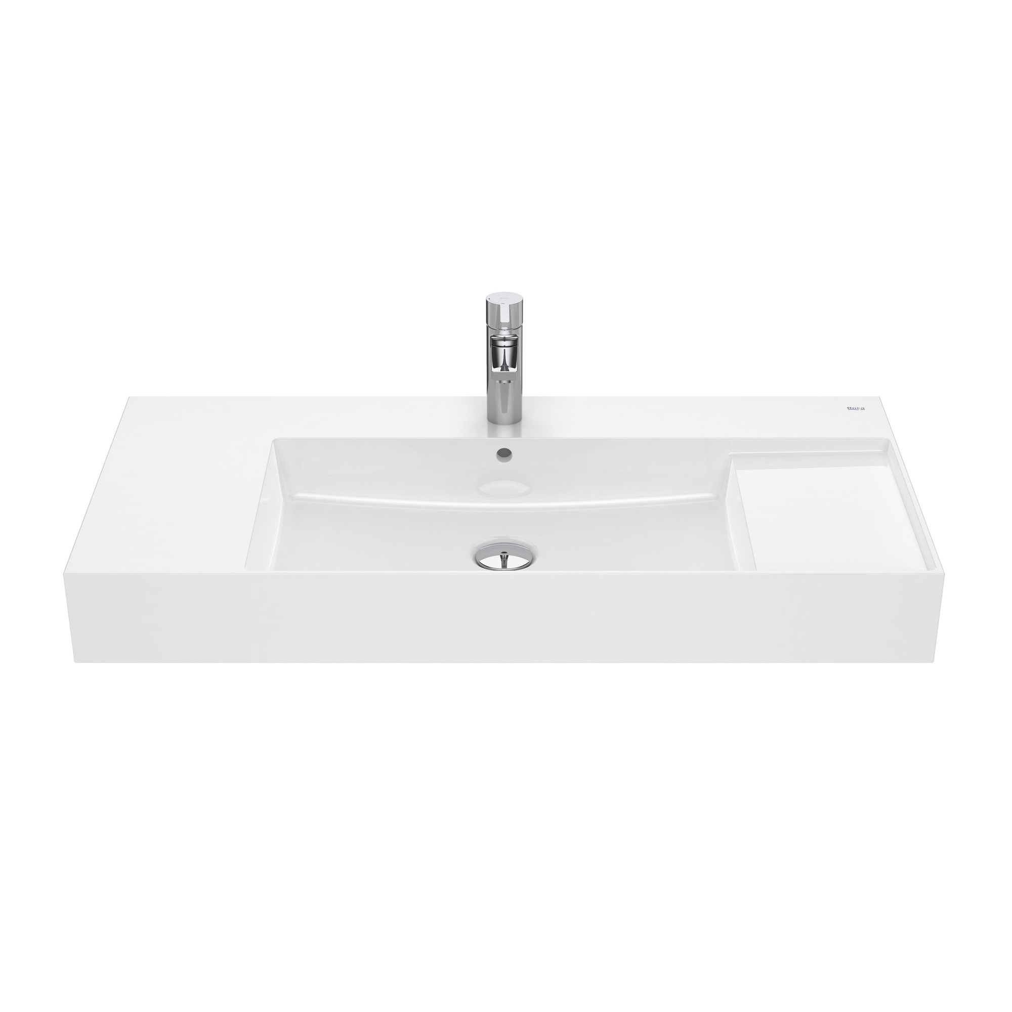 Roca Inspira FINECERAMIC® Asma Lavabo Beyaz 1000 x 490 mm A32752A000