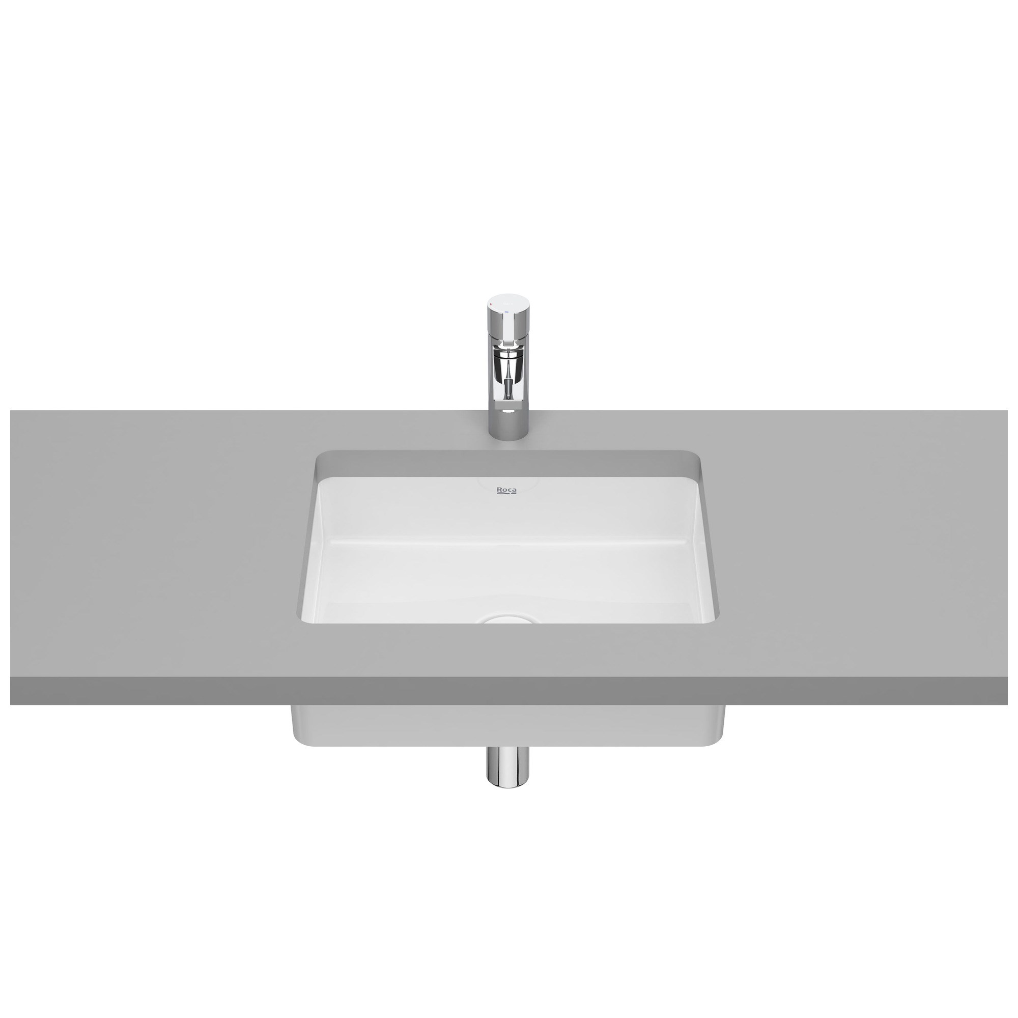 Roca Inspira FINECERAMIC® Tezgah Altı Lavabo Beyaz 495 x 390 mm A327536000