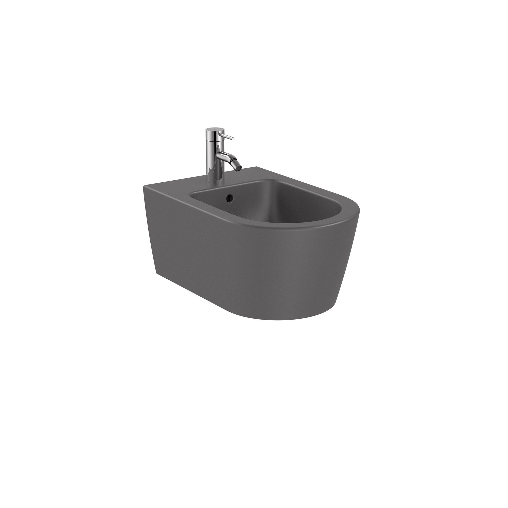 Roca Inspira Round Asma Bide, Onyx (Mat Siyah), 560 mm, Tek Batarya Delikli A357525640
