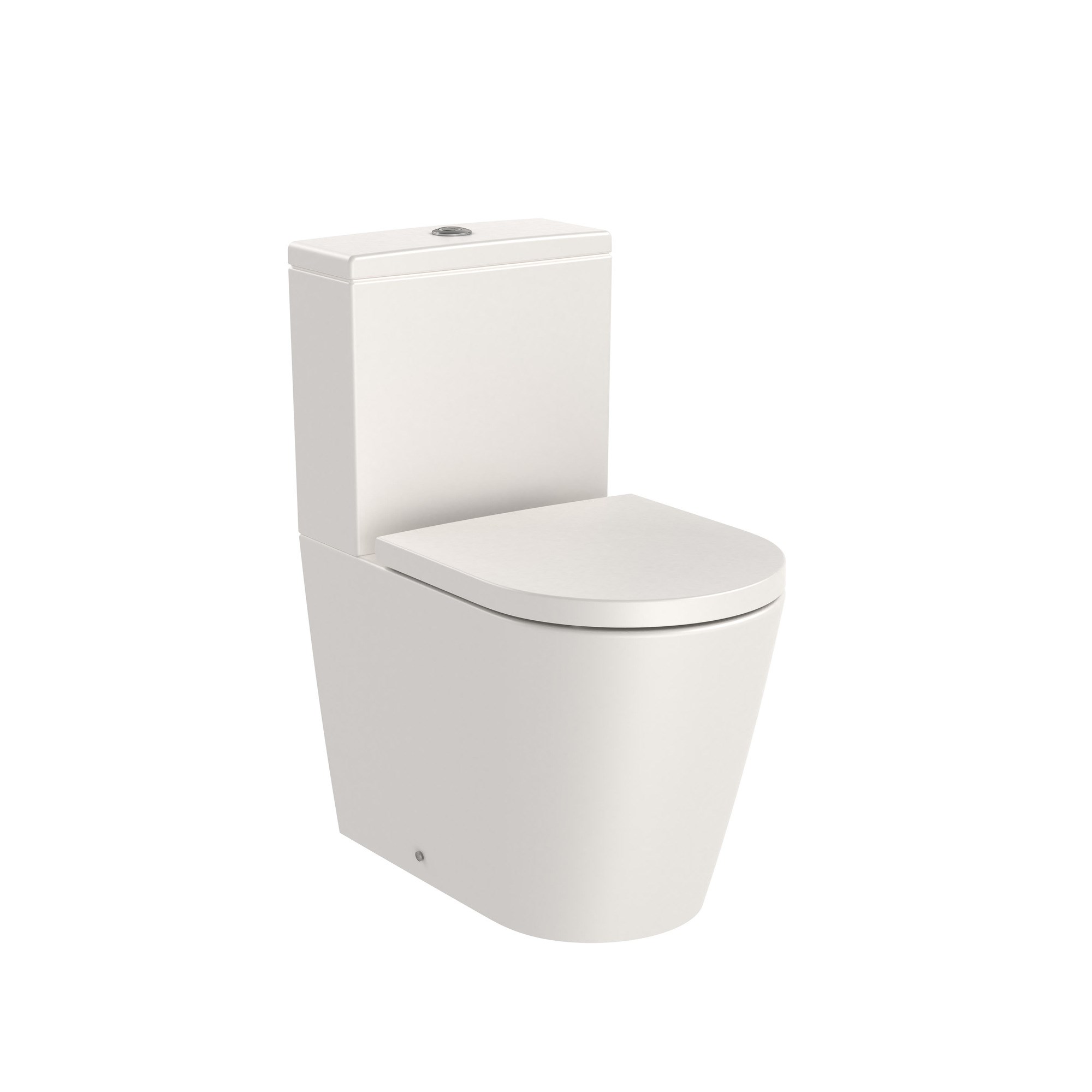 Roca Inspira Round Kompakt Yerden Klozet, Bej, 600 mm, Kanalsız, Çift Çıkışlı A342529650