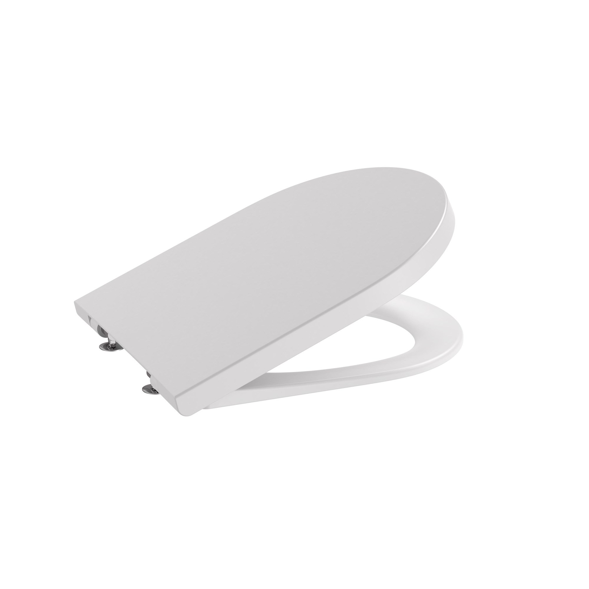 Roca Inspira Round SUPRALIT® Klozet kapağı, İnci, Yavaş Kapanır A80152263B