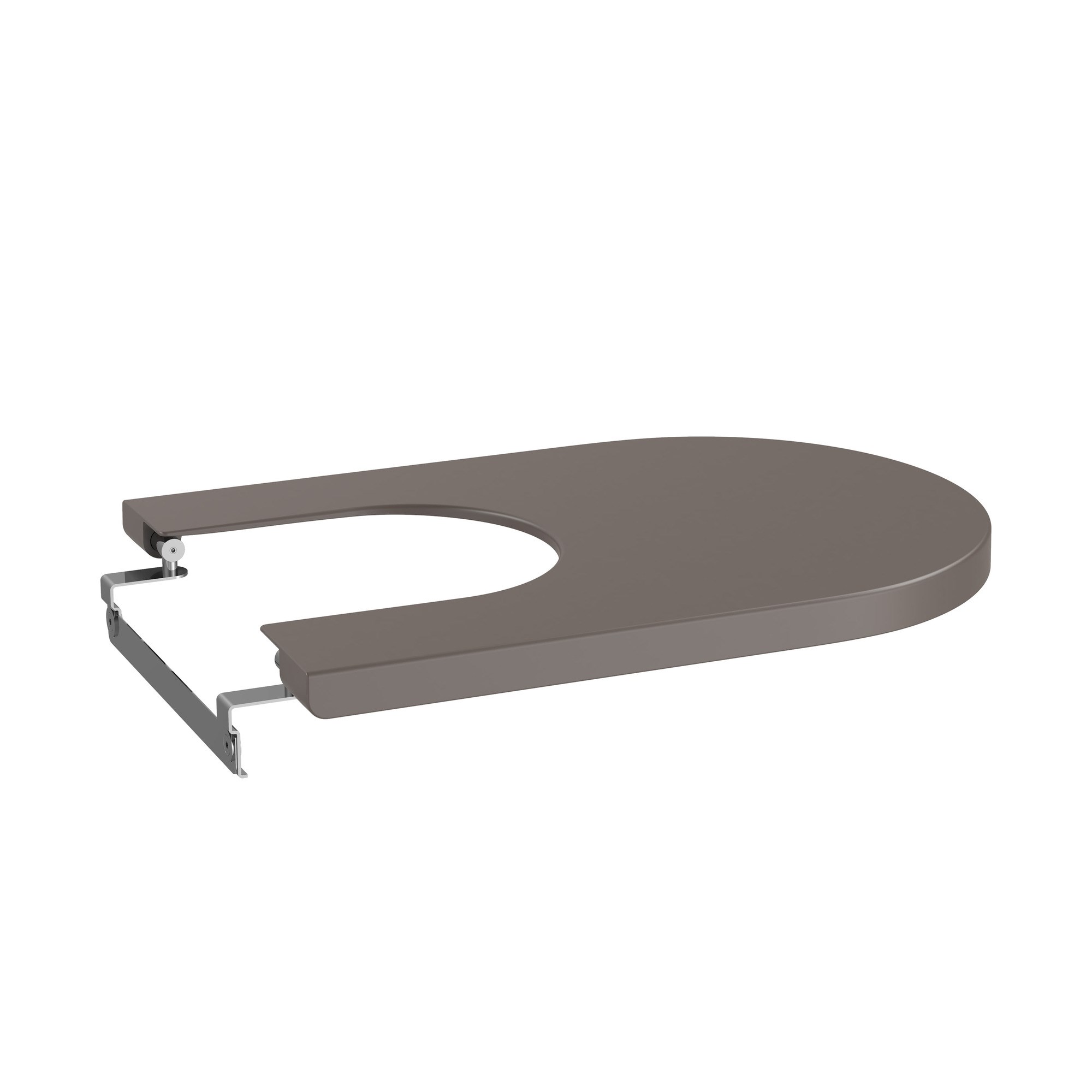 Roca Inspira Round SUPRALIT®Bide Kapağı, Kahve, Yavaş Kapanır A80652266B