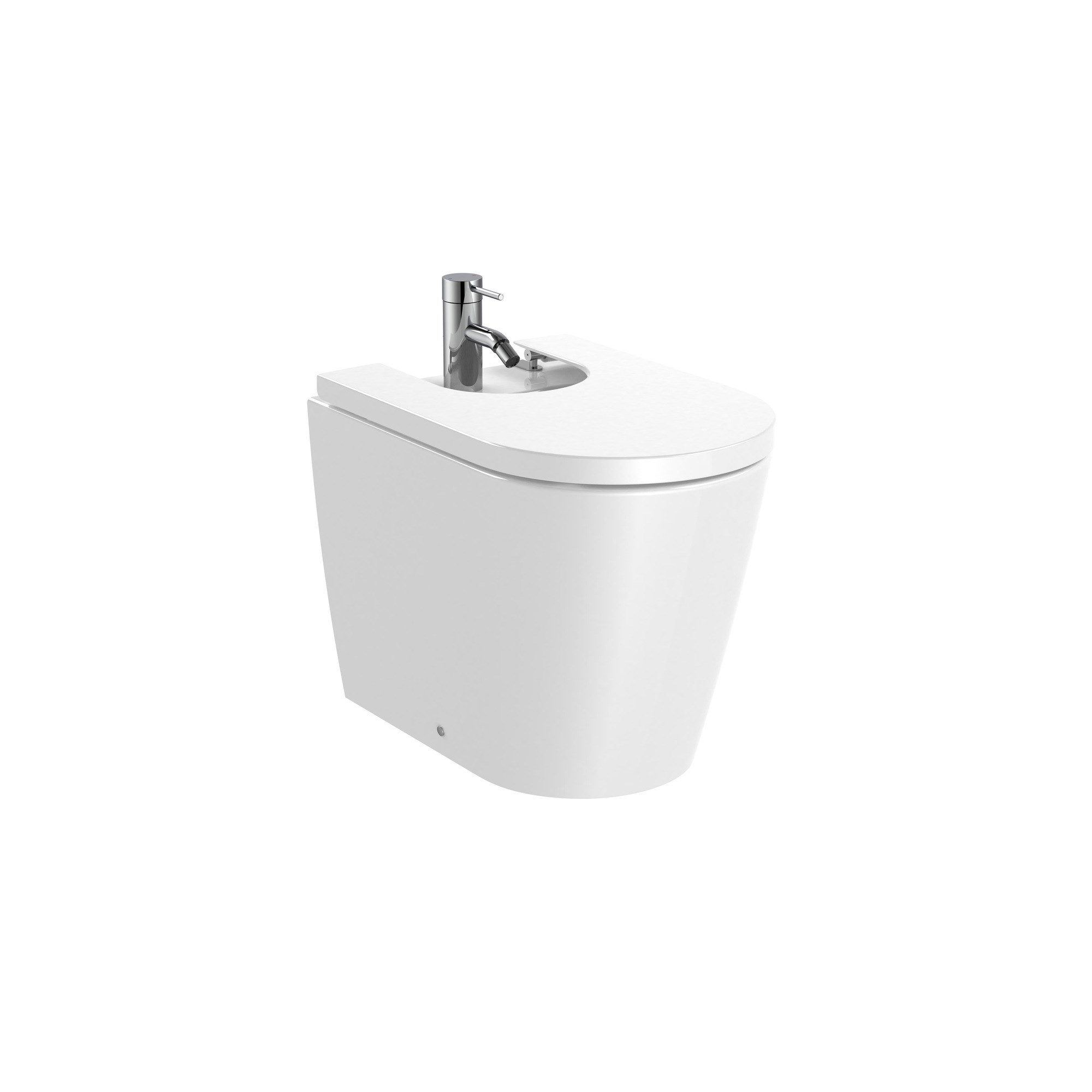 Roca Inspira Round Yerden Bide, Beyaz, 560 mm, Tek Batarya Delikli A357527000