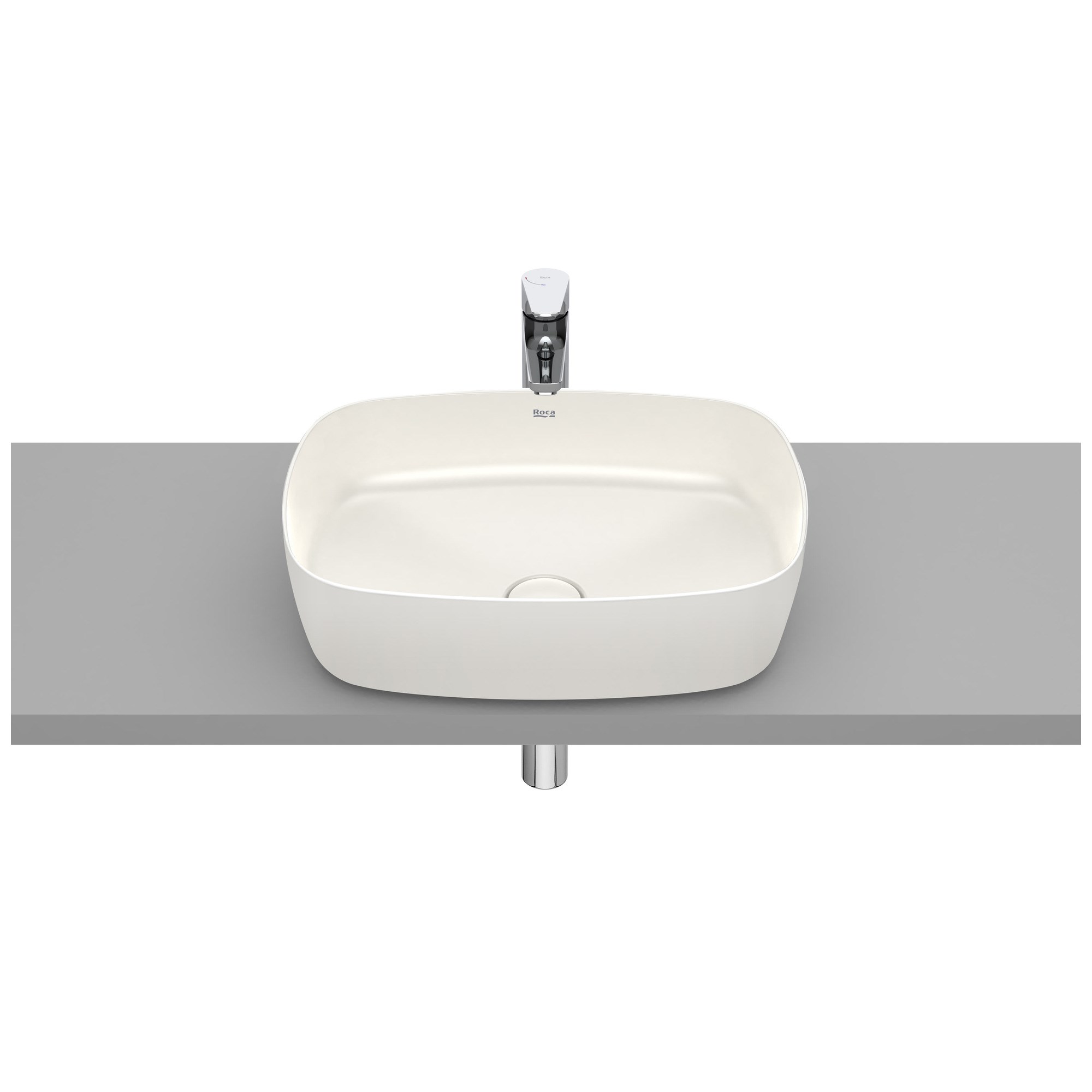 Roca Inspira Soft FINECERAMIC® Tezgah Üstü Lavabo Bej 500 x 370 mm A327500650