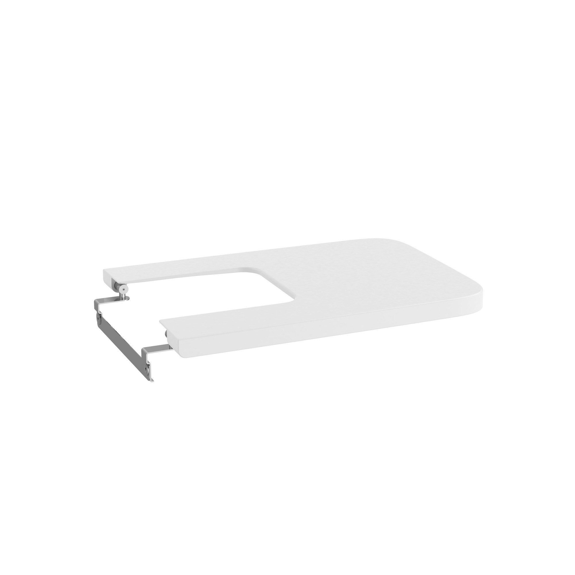 Roca Inspira Square SUPRALIT® Bide Kapağı, Mat Beyaz, Yavaş Kapanır A80653262B