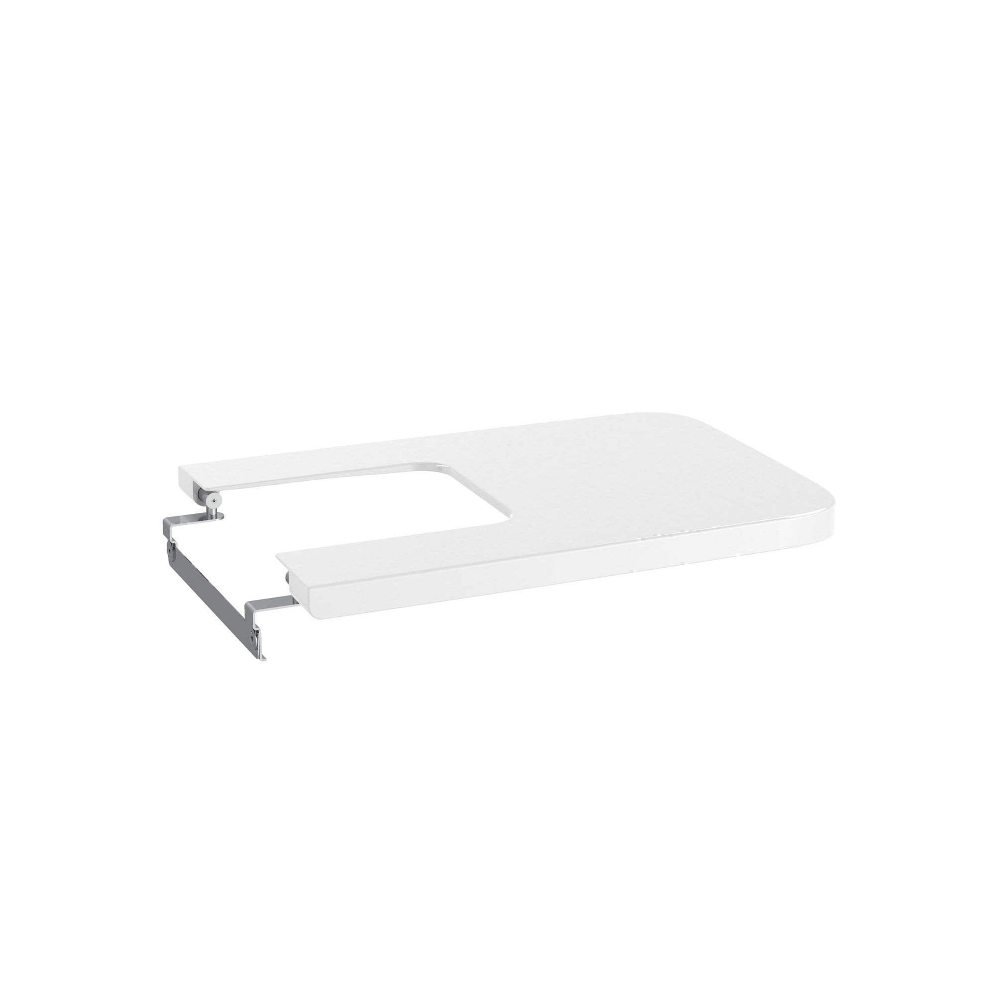 Roca Inspira Square SUPRALIT® Bide Kapağı, Beyaz, Yavaş Kapanır A80653200B