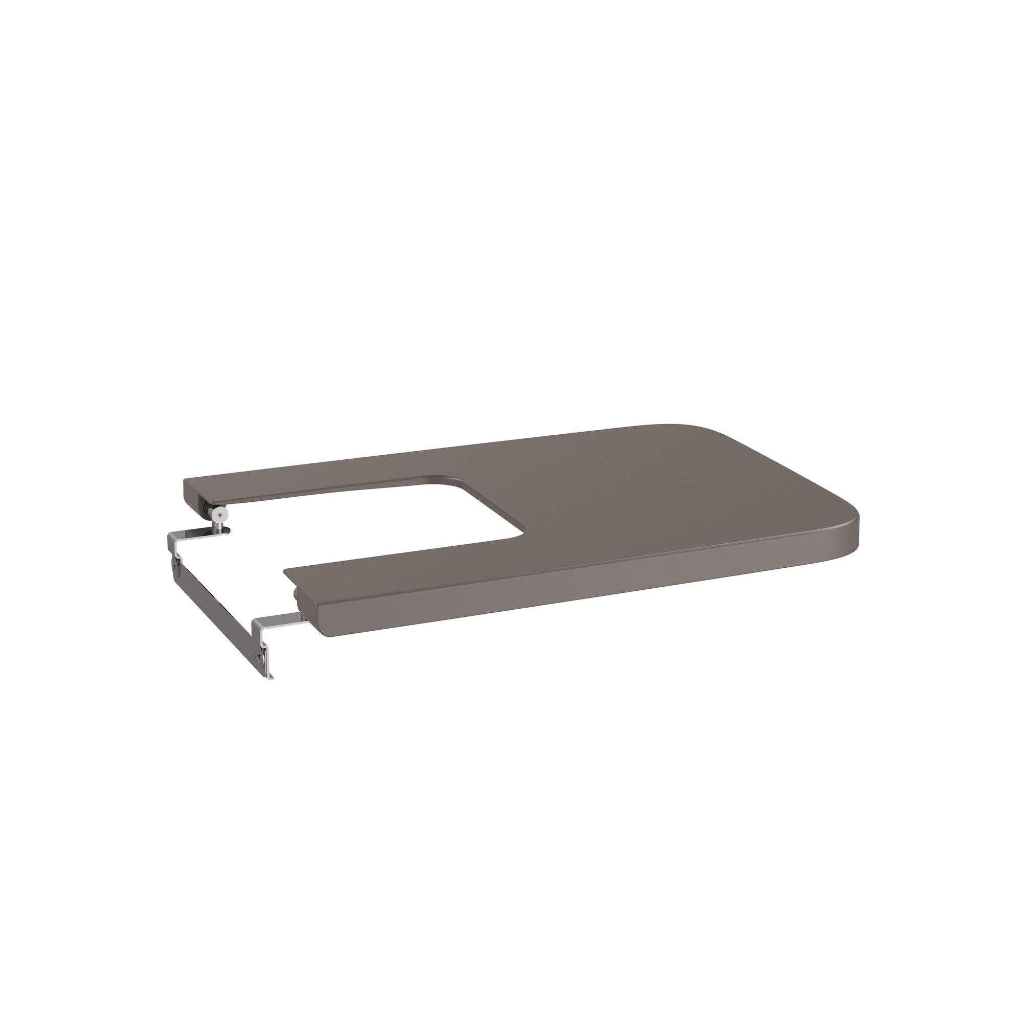 Roca Inspira Square SUPRALIT®Bide Kapağı, Kahve, Yavaş Kapanır A80653266B