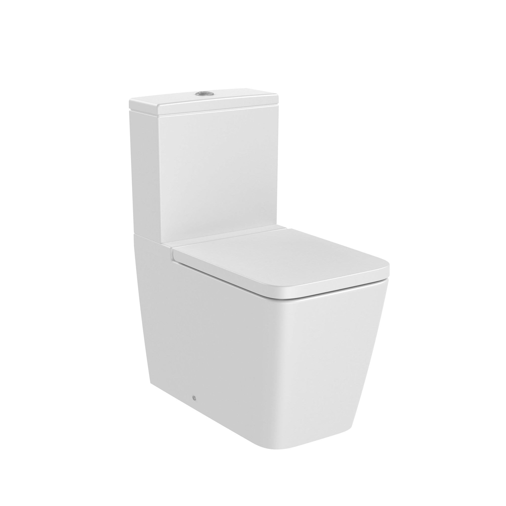 Roca Inspira Square Yerden Klozet Mat Beyaz, 645 mm, Kanalsız, Çift Çıkışlı A342536620