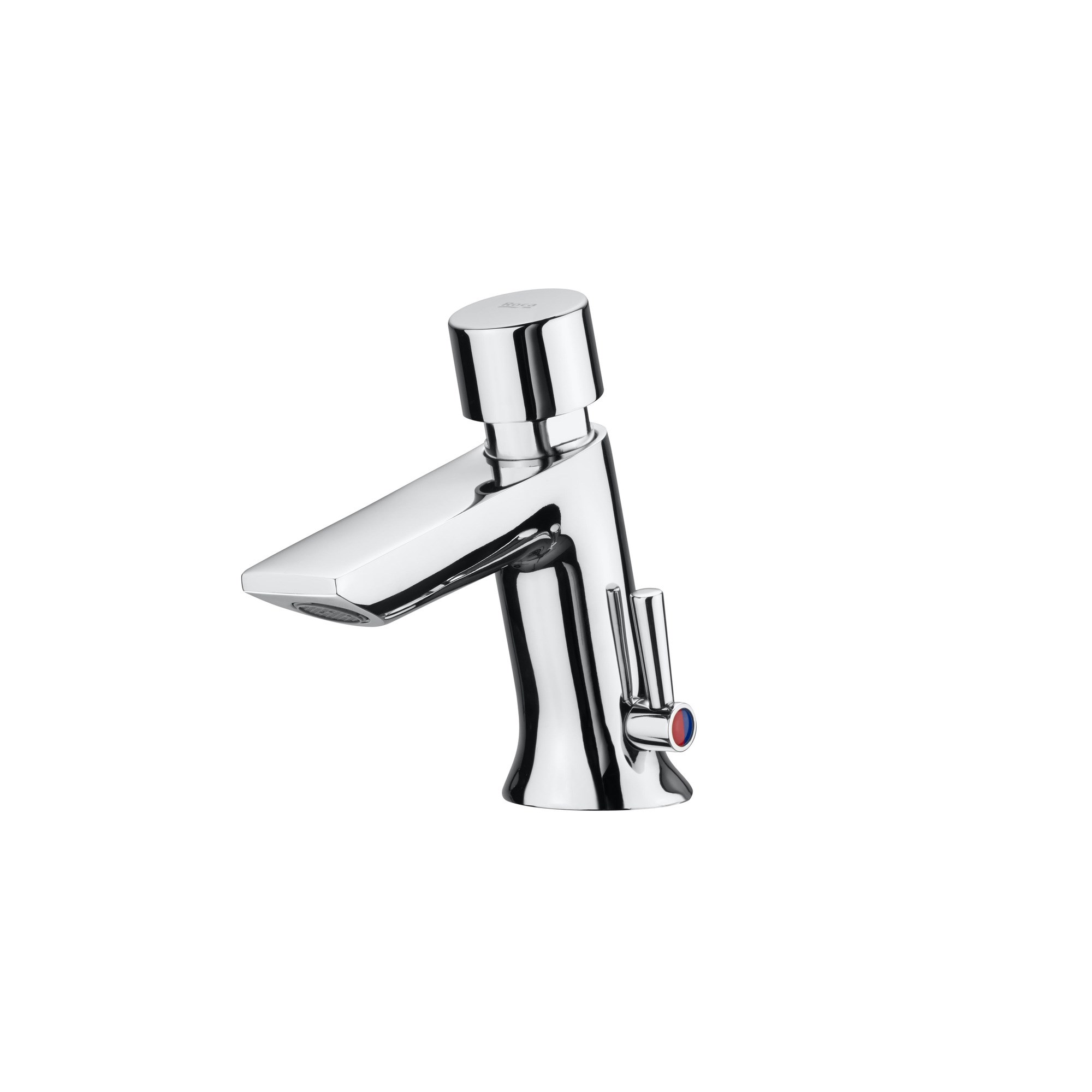 Roca Instant Zaman Ayarlı Lavabo Bataryası Krom, Çift Su Girişli A5A3177C00