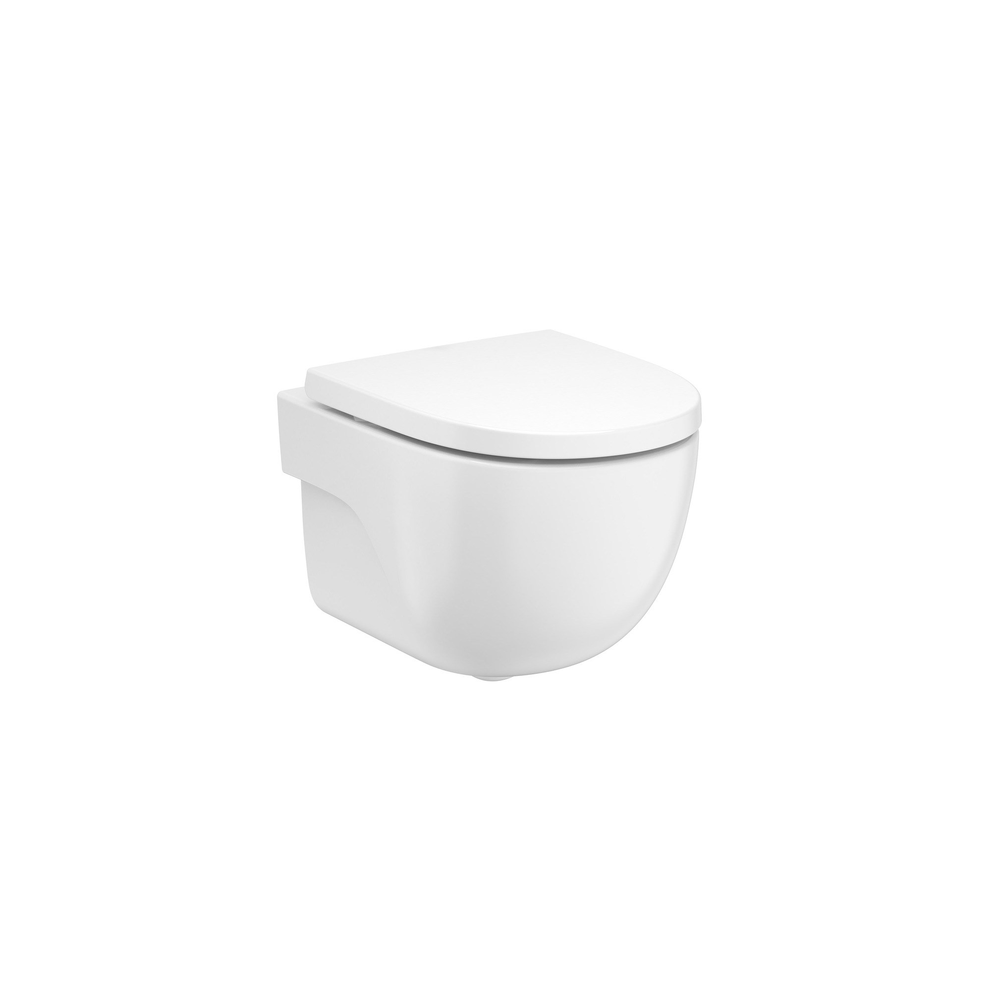 Roca Meridian Kompakt Asma Klozet, Beyaz, 480 mm, Kanalsız, Yatay Çıkışlı A346244000