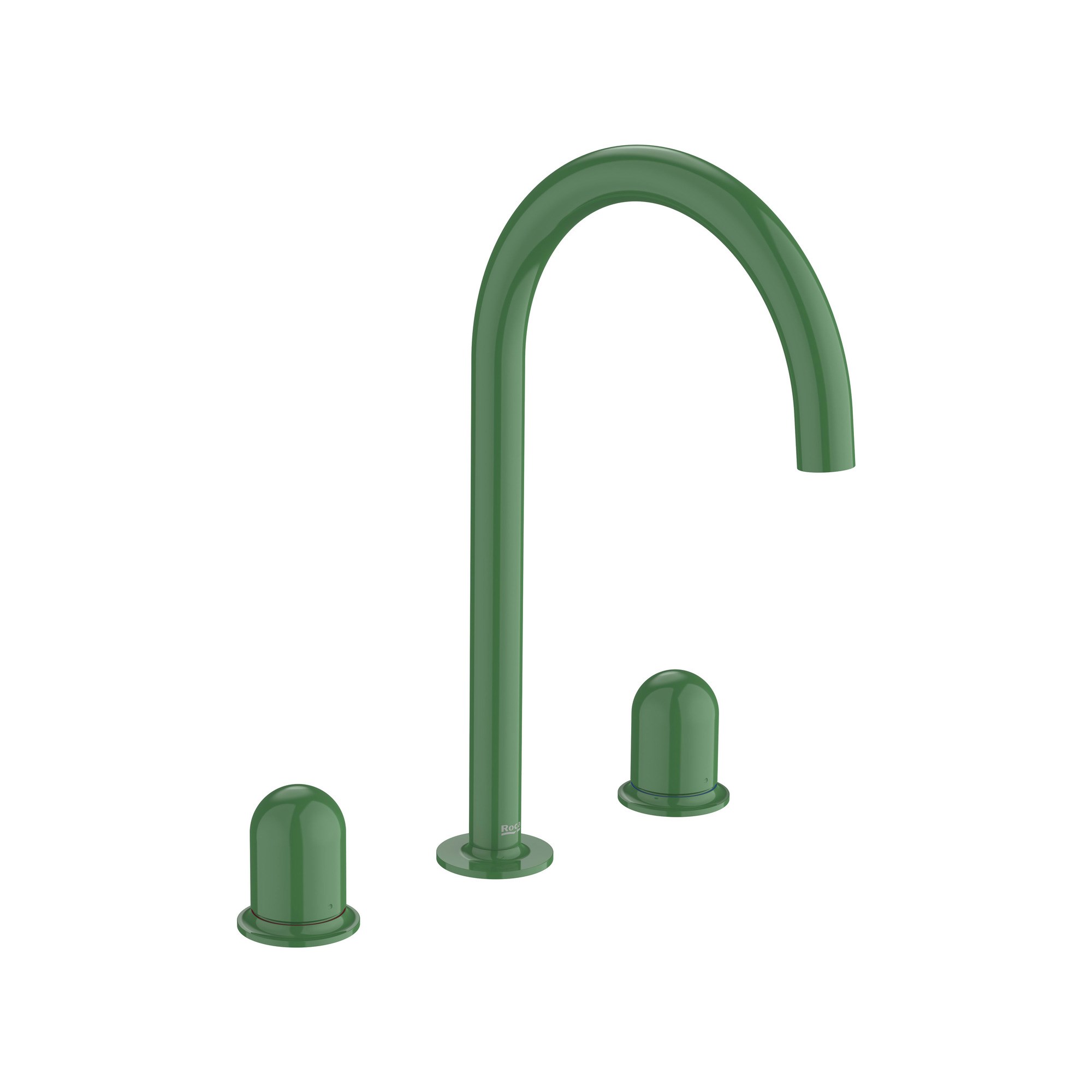 Roca NU CIFT KUMANDA KOLLU LAVABO BATARYASI 3 DELIKLI DOME KUMANDA KOLU L SIZE MINT GREEN A5A3V3FP20