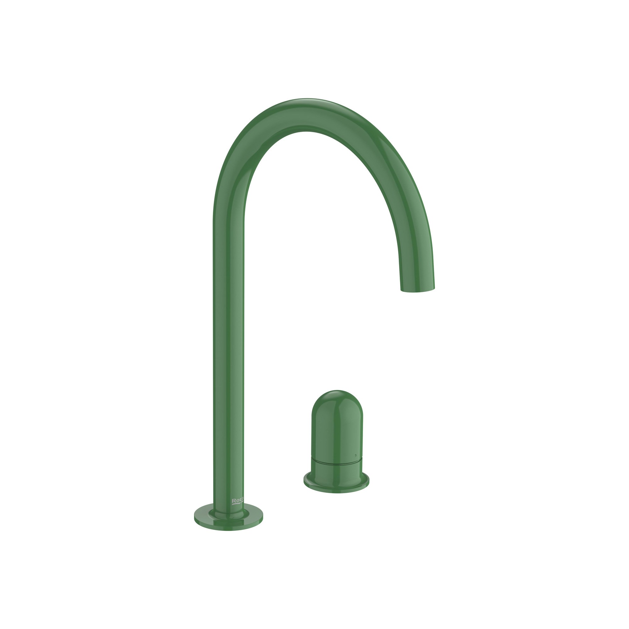 Roca NU LAVABO BATARYASI 2 DELIKLI DOME KUMANDA KOLU L SIZE MINT GREEN A5A3W3FP20