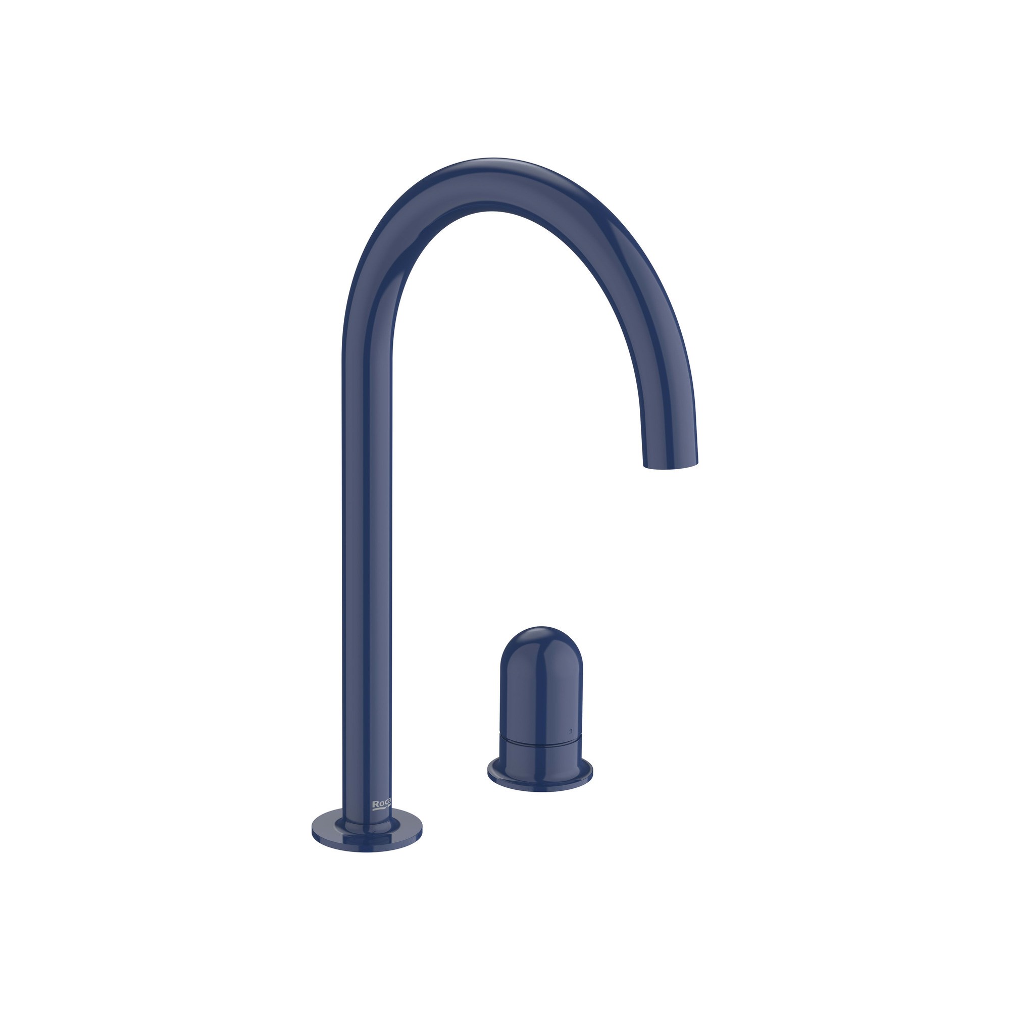 Roca NU LAVABO BATARYASI 2 DELIKLI DOME KUMANDA KOLU L SIZE COBALT BLUE A5A3W3FP00
