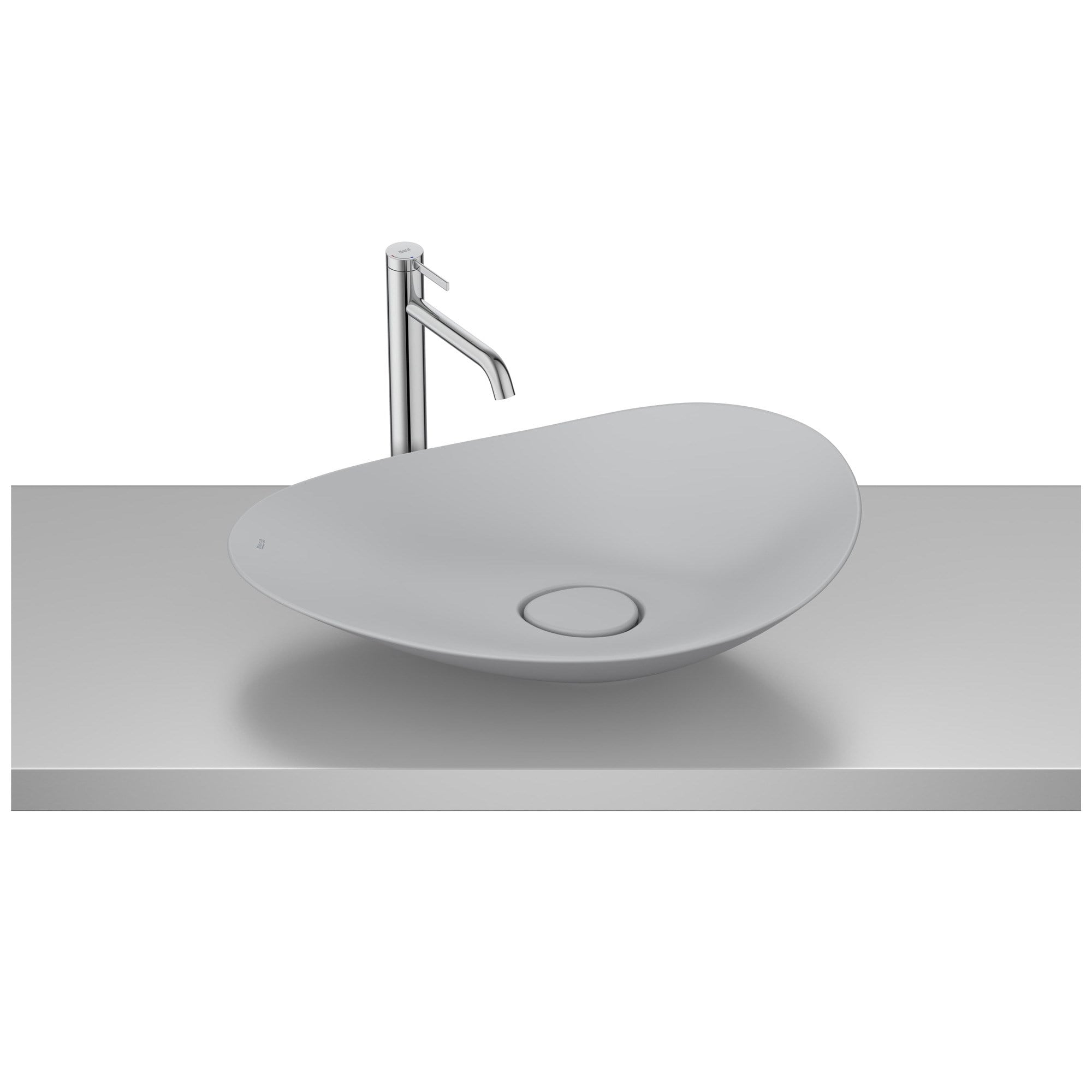 Roca Ohtake Tezgah Üstü Lavabo Grey 625x385 A327A1P070