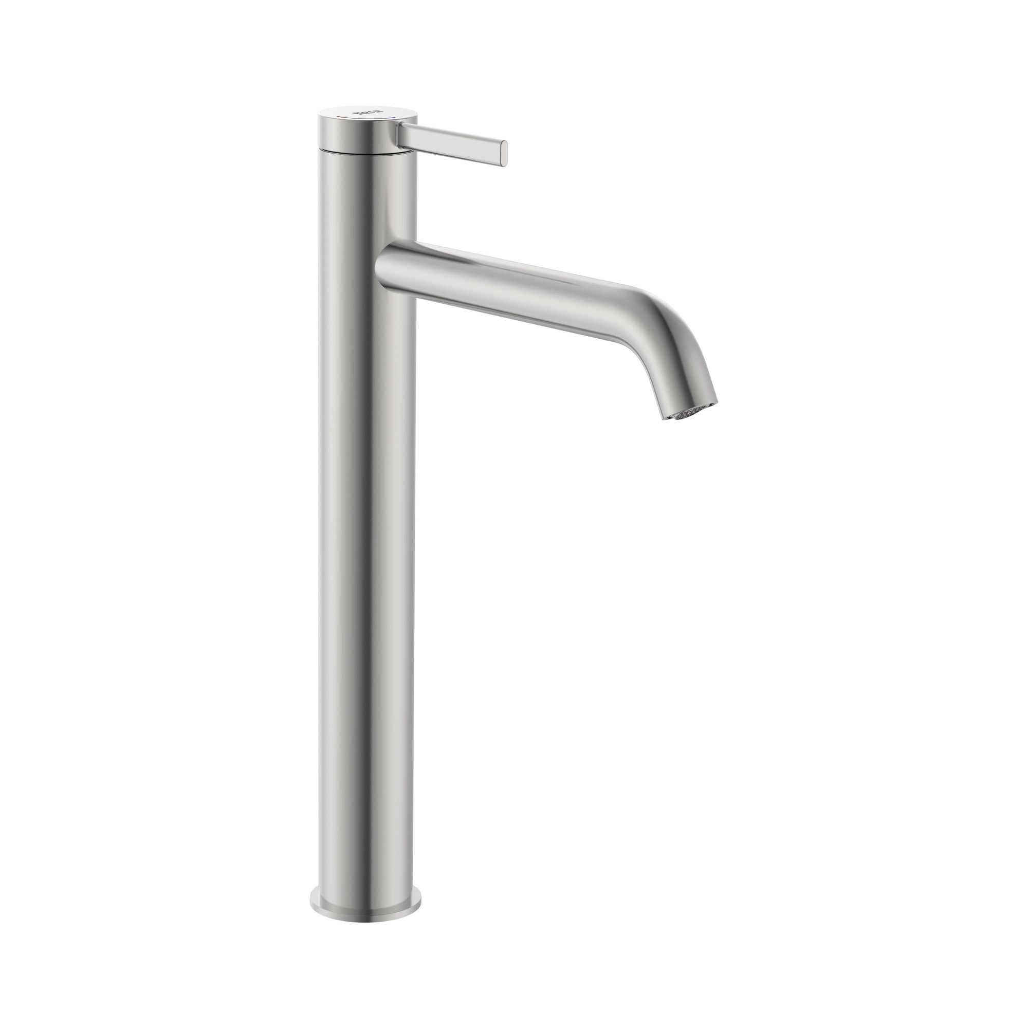Roca ONA YUKSEK LAVABO BATARYASI CLICK CLACK SIFONLU STAINLESS STELL FINISH A5A349ESM0