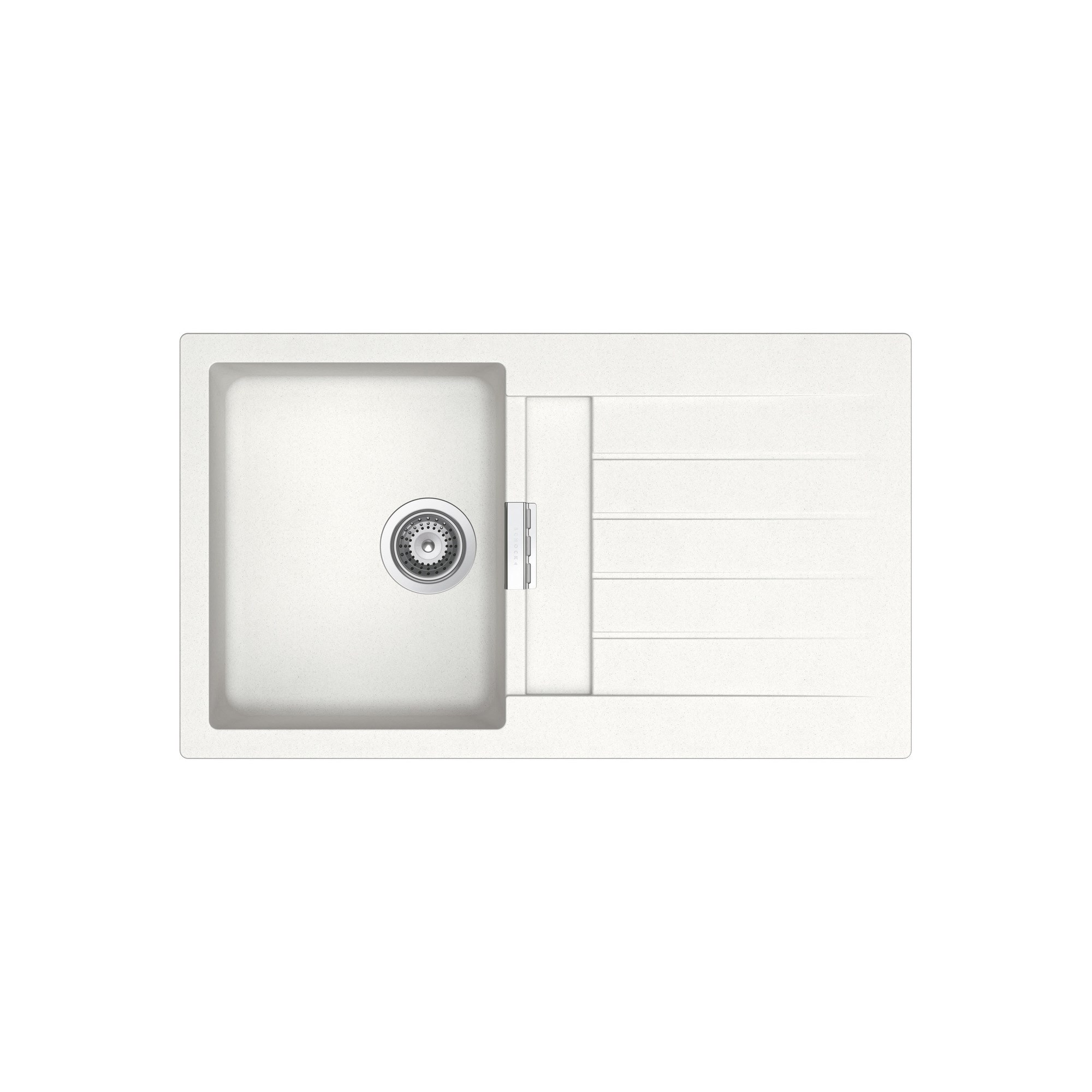Roca Oslo QUARZEX® Eviye Beyaz, 860 x 500 mm A880120020