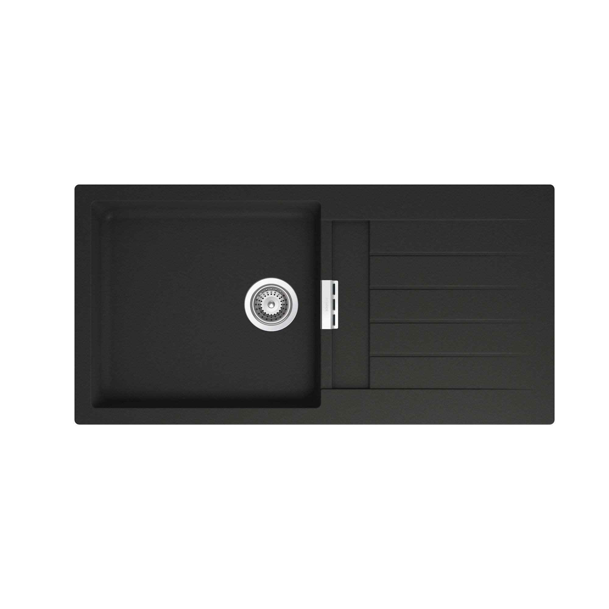 Roca Oslo QUARZEX® Eviye Siyah, 1000 x 500 mm A880130940