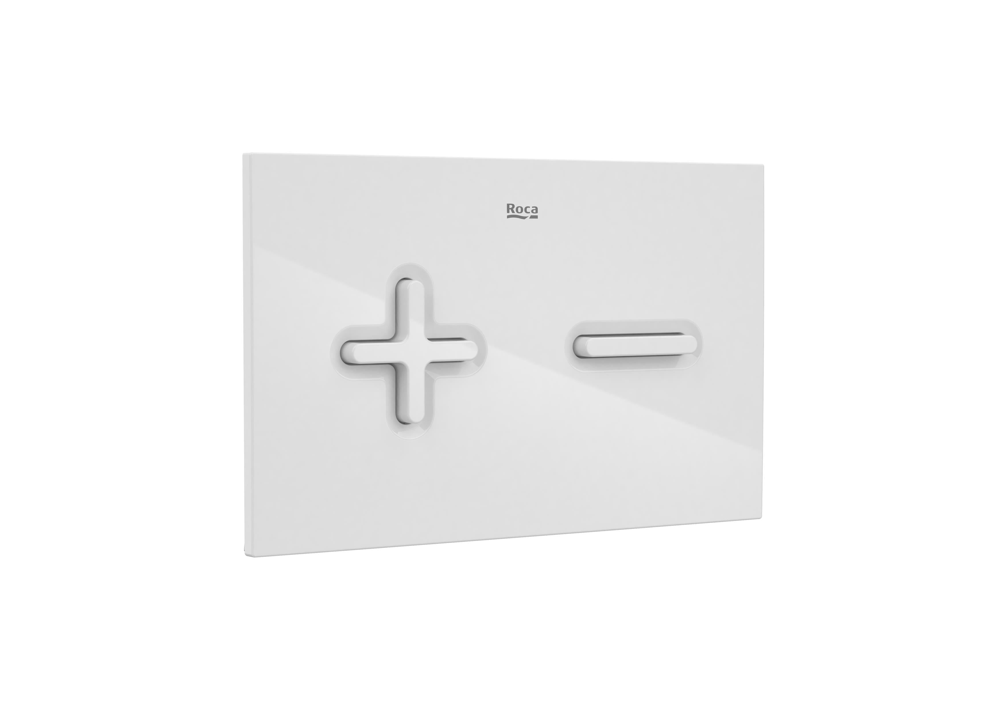 Roca PL6 Dual Kumanda Paneli, Beyaz A890185000 - A890185000