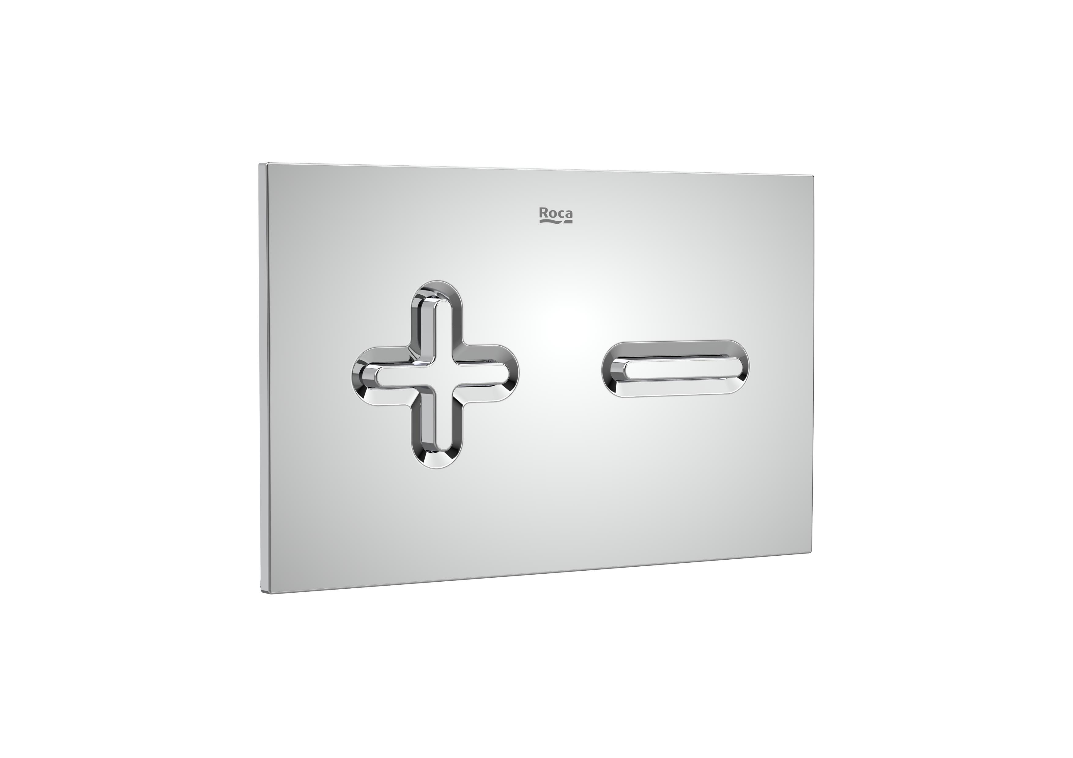 Roca PL6 Dual Kumanda Paneli, Krom A890185001 - A890185001