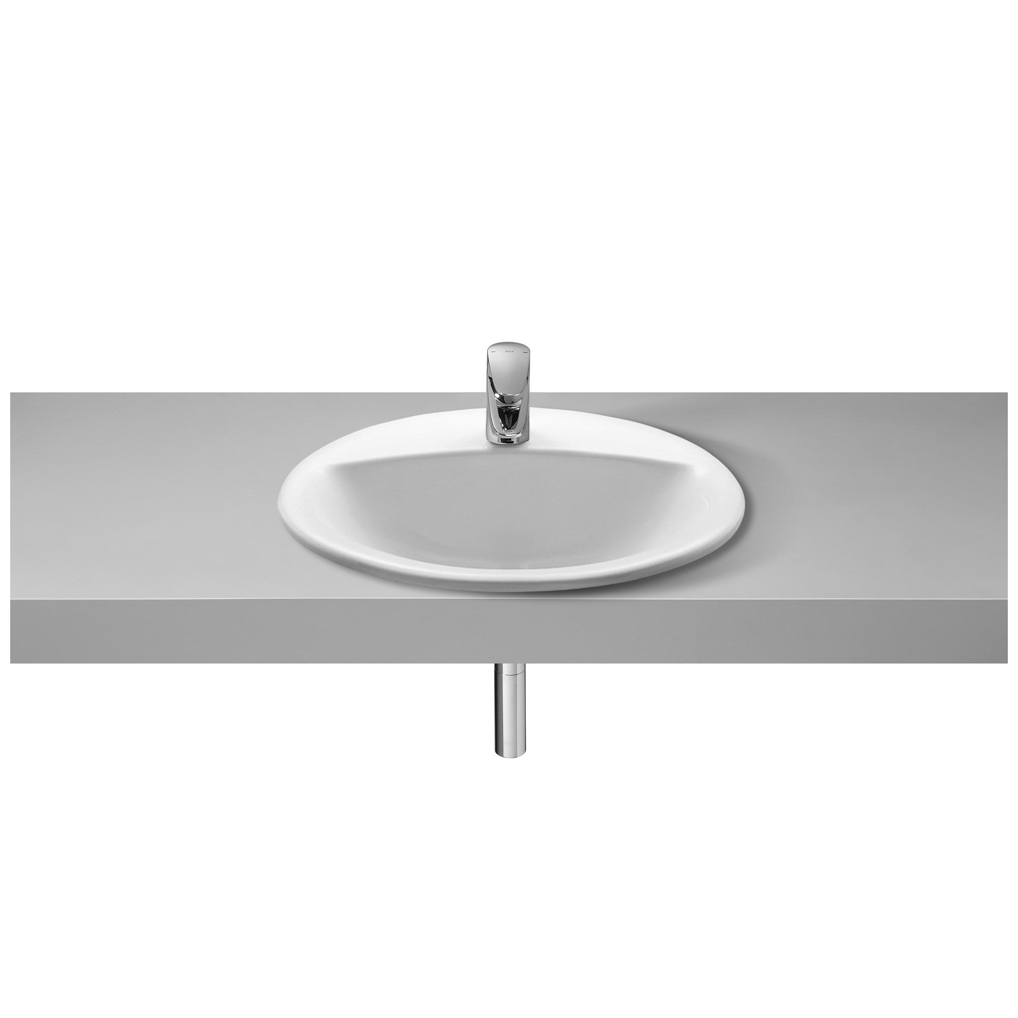 Roca Rodeo Tezgah Üstü Gömme Lavabo Beyaz 520 x 410 mm A327866000
