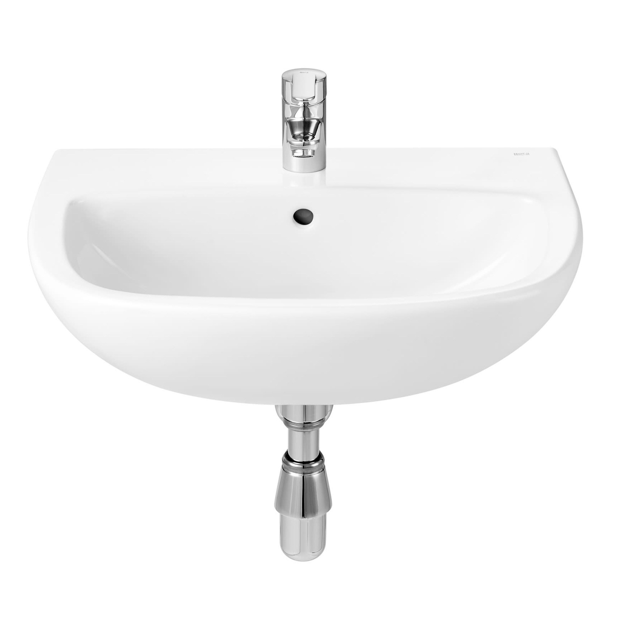 Roca Round adjustable stainless steel shower head for wall or ceiling installation A32519L000