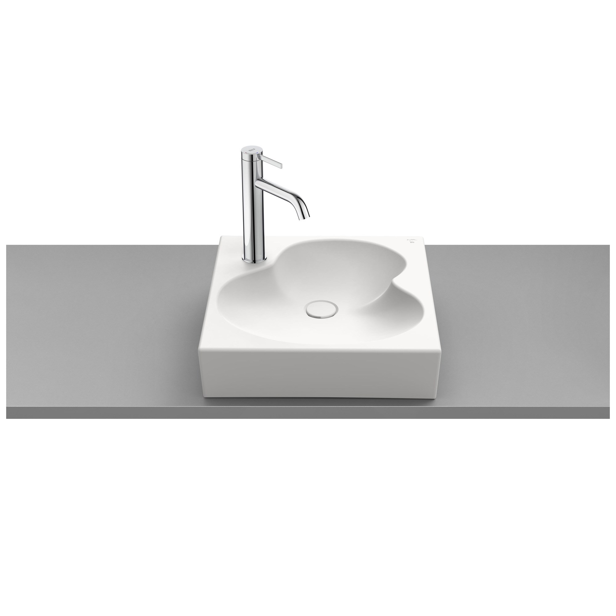 Roca Ruy Ohtake Tezgah Üstü Lavabo Bej 410 x 410 mm A327A14650