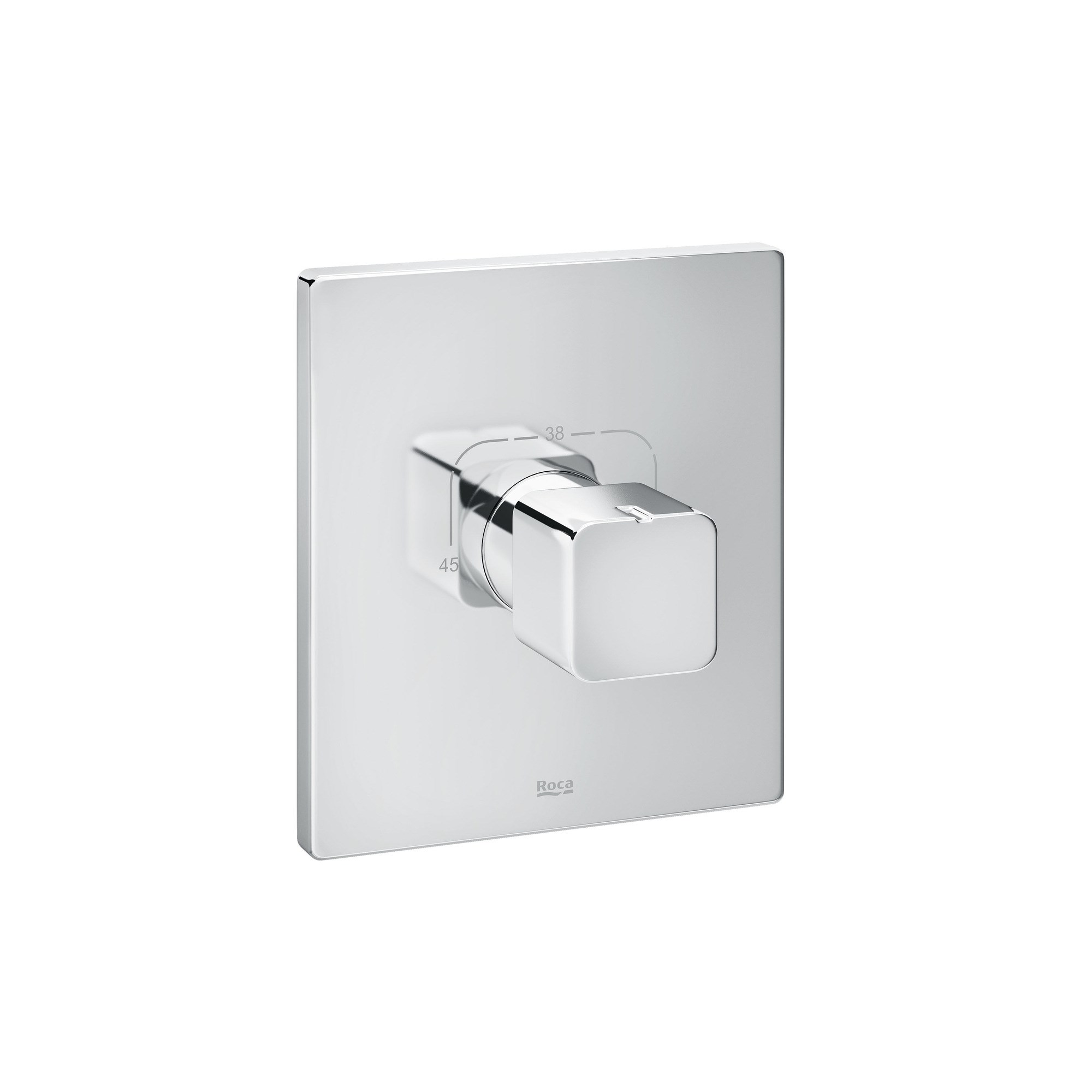 Roca Square Yüksek Akışlı Termostatik Batarya (Rocabox ile çalışır A525869403) A5A9B4AC00